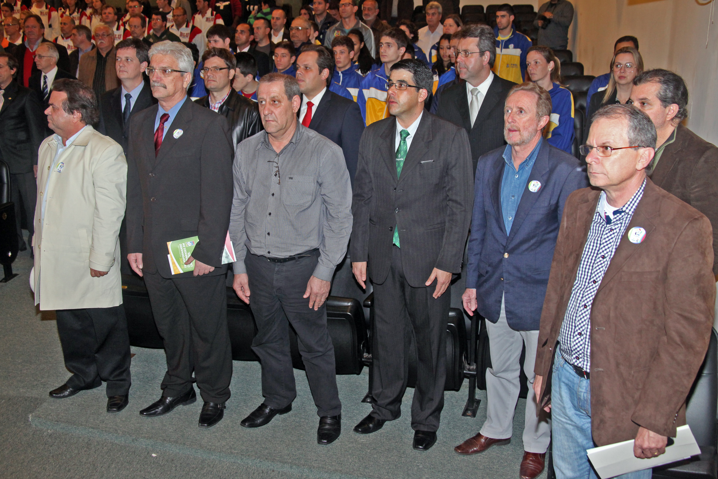 Ato Solene em comemoração à quinquagésima terceira edição dos Jogos Abertos de Santa Catarina e Lançamento oficial dos 53ºs JASC. Foto: Fábio Queiroz