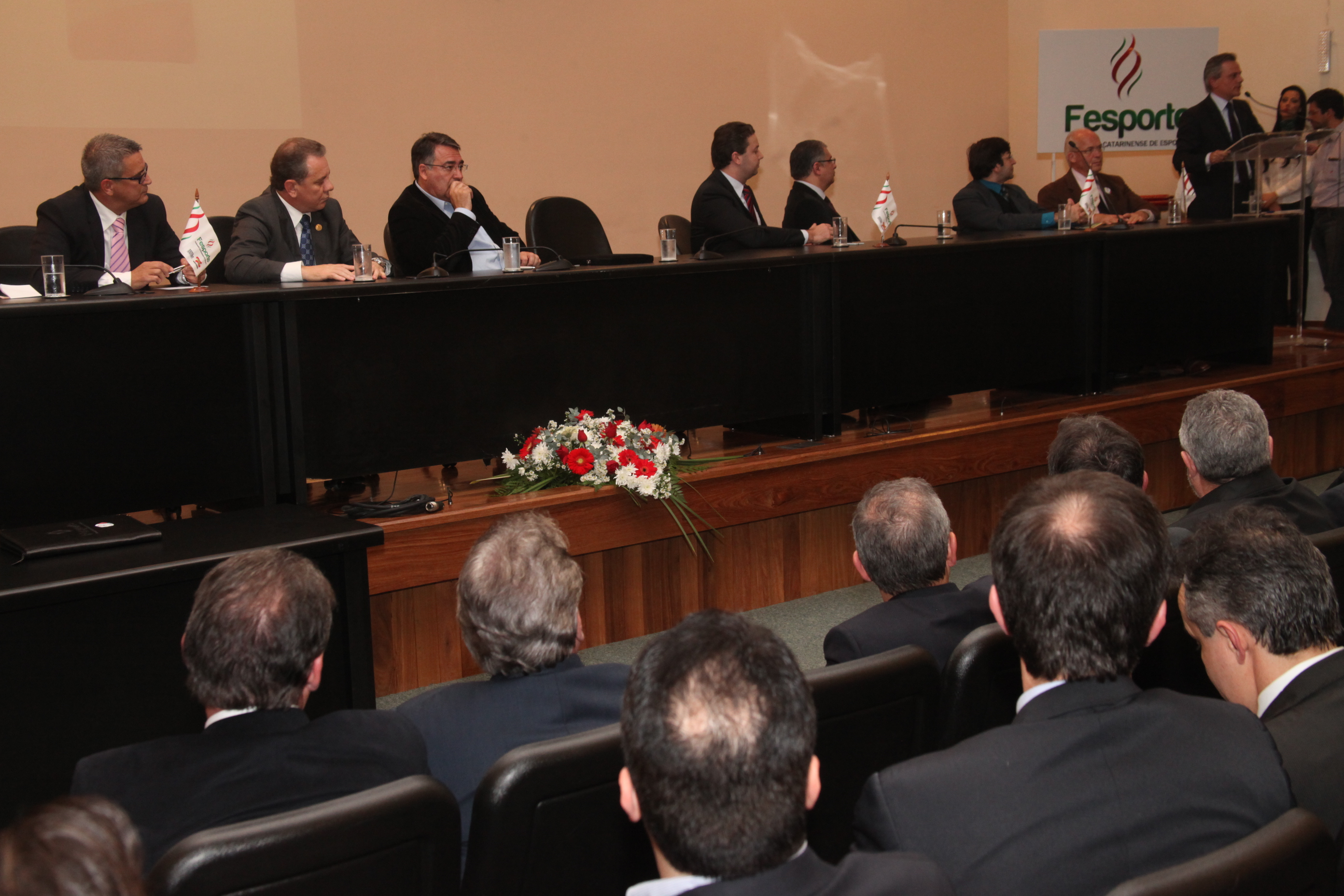Ato Solene em comemoração à quinquagésima terceira edição dos Jogos Abertos de Santa Catarina e Lançamento oficial dos 53ºs JASC. Foto: Fábio Queiroz