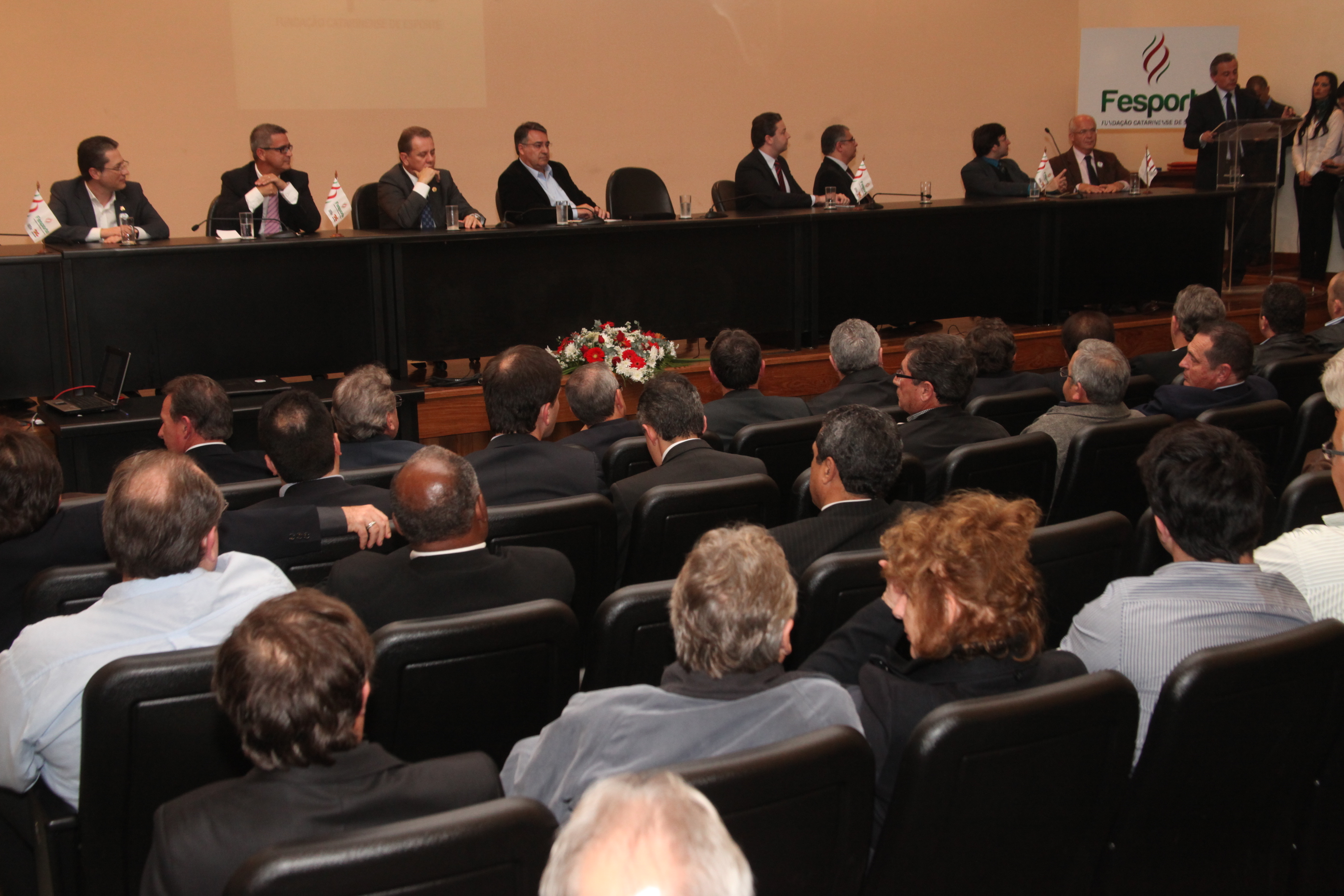 Ato Solene em comemoração à quinquagésima terceira edição dos Jogos Abertos de Santa Catarina e Lançamento oficial dos 53ºs JASC. Foto: Fábio Queiroz