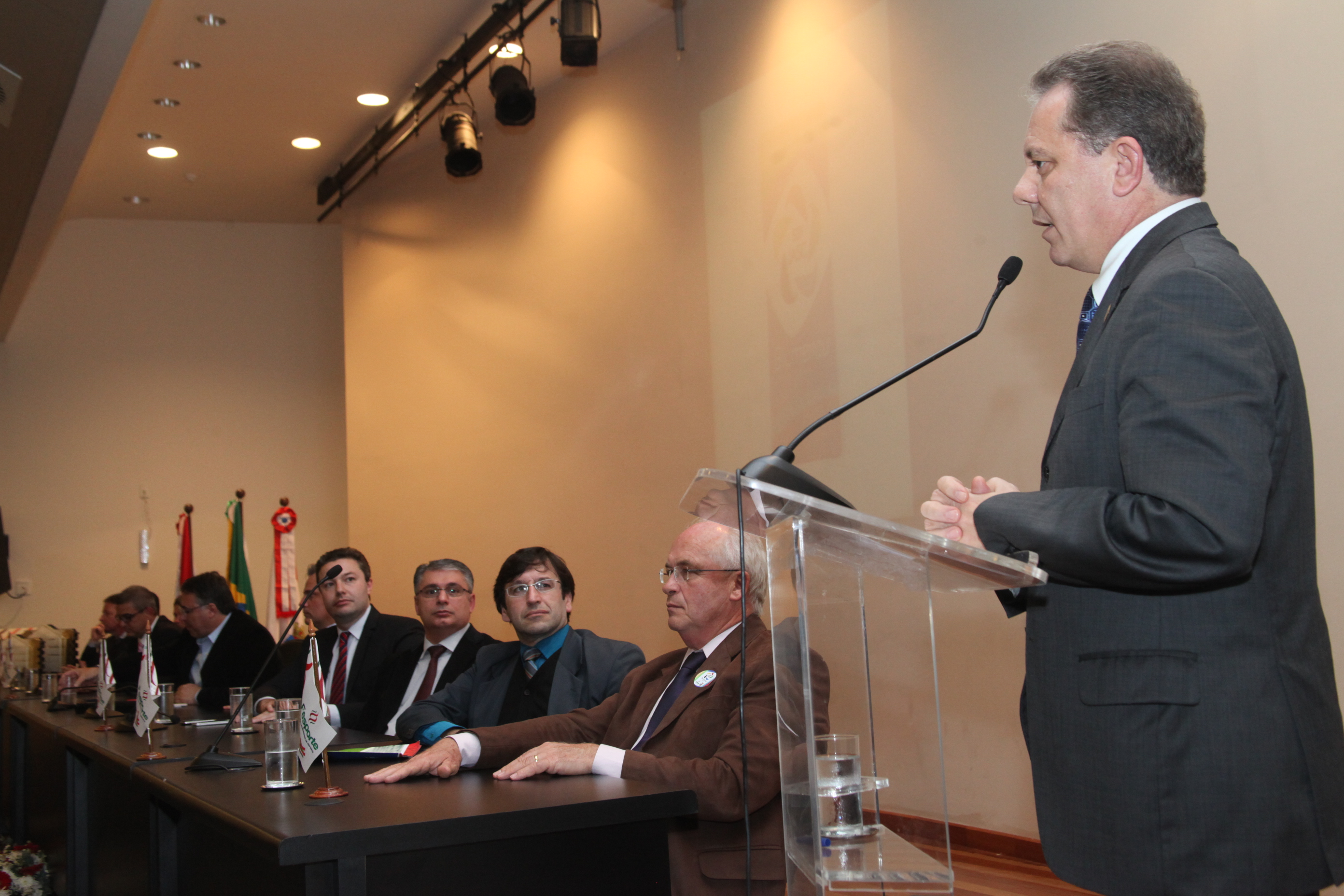 Ato Solene em comemoração à quinquagésima terceira edição dos Jogos Abertos de Santa Catarina e Lançamento oficial dos 53ºs JASC. Foto: Fábio Queiroz