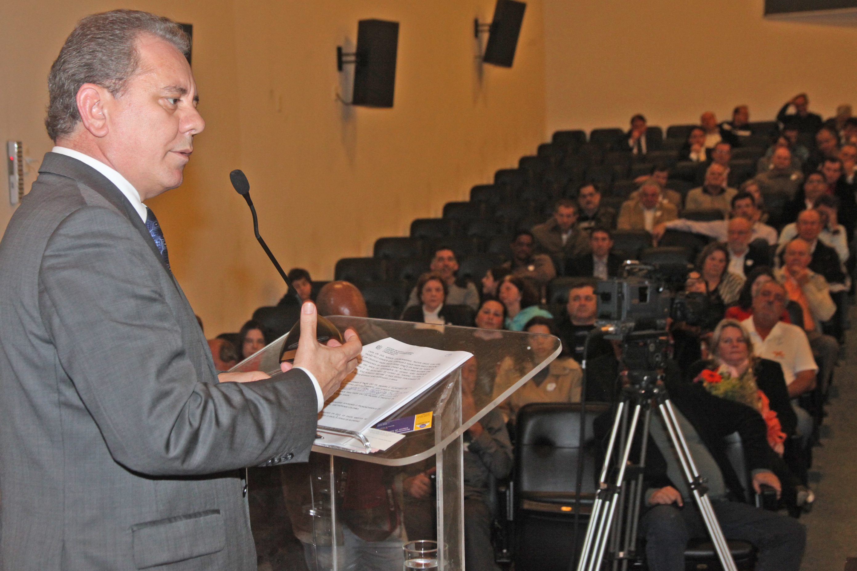 Ato Solene em comemoração à quinquagésima terceira edição dos Jogos Abertos de Santa Catarina e Lançamento oficial dos 53ºs JASC. Foto: Fábio Queiroz