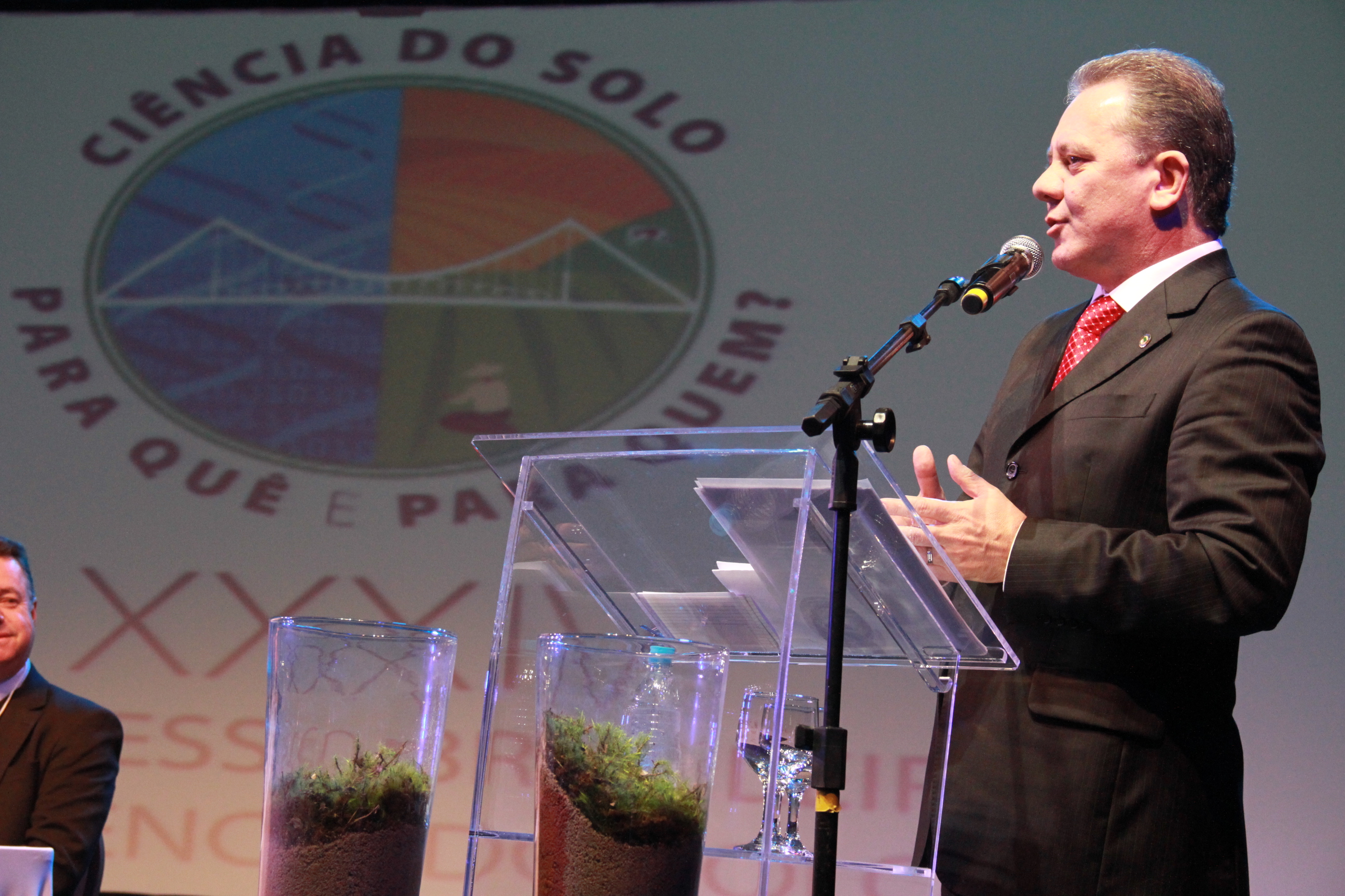 Abertura do XXXIV Congresso Brasileiro de Ciência do Solo. Fotos: Miriam Zomer