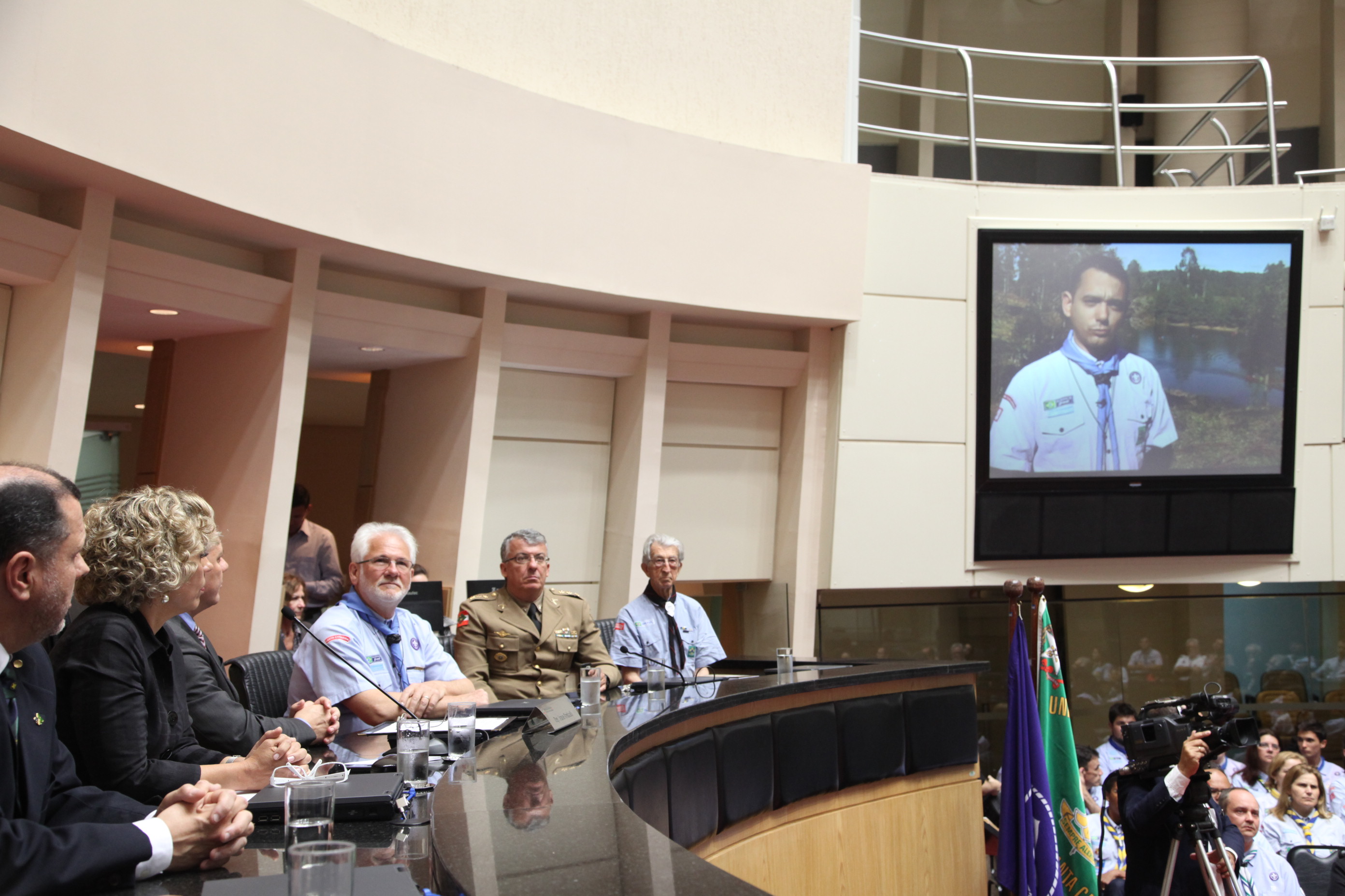 Sessão Especial em homenagem ao Centenário do Escotismo em Santa Catarina