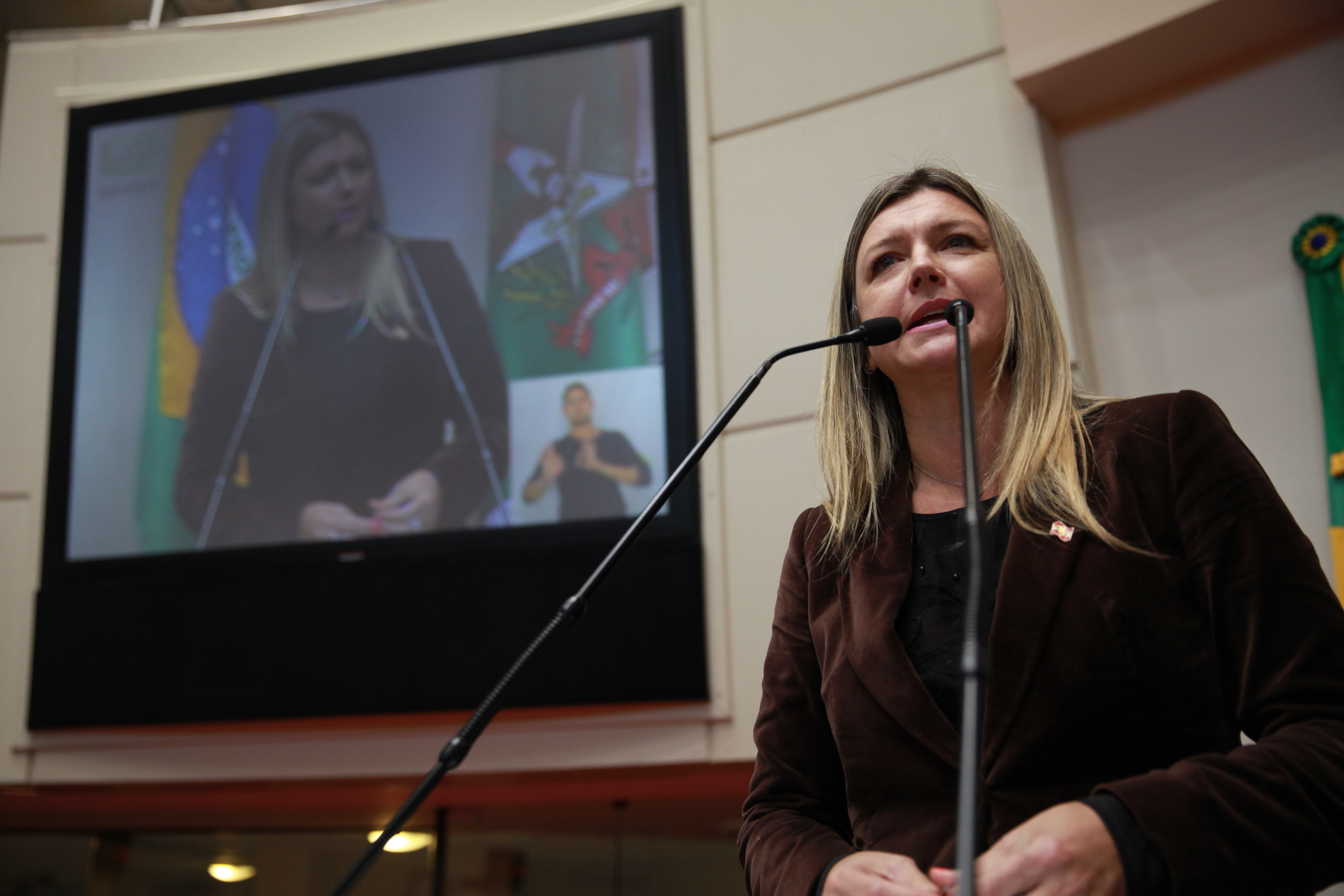 Sessão Ordinária - Plenário Osni Régis - Rose Bartucheski - Foto: Lucas Gabriel Diniz