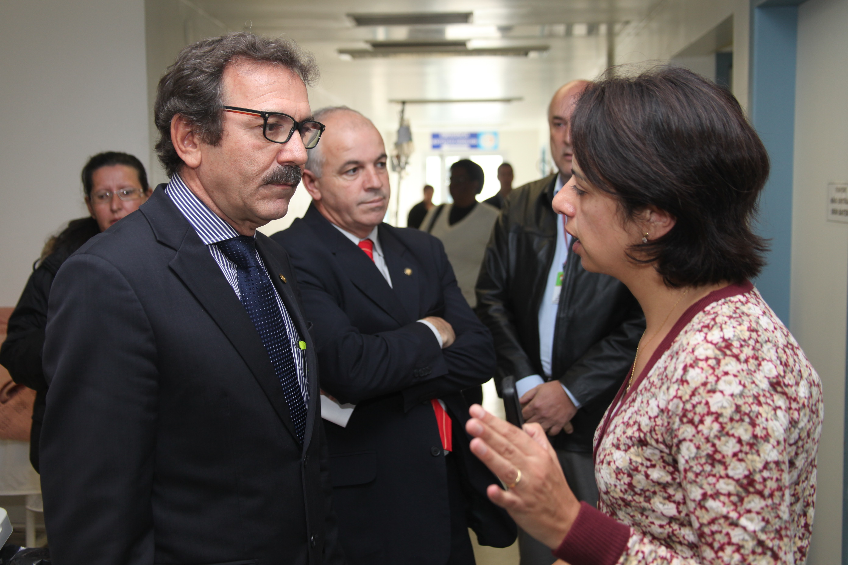 Deputados da Comissão de Saúde fazem vistoria no Hospital Regional. Foto: Fábio Queiroz