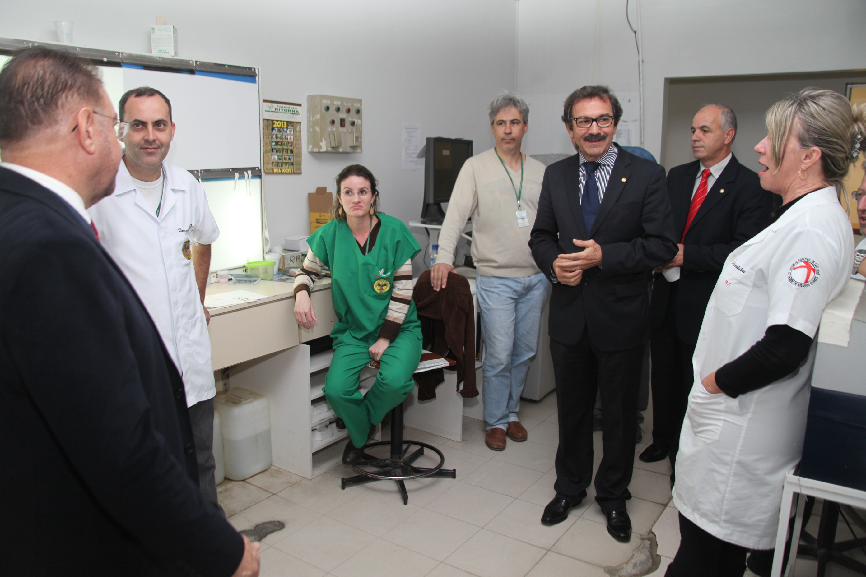 Deputados da Comissão de Saúde fazem vistoria no Hospital Regional. Foto: Fábio Queiroz