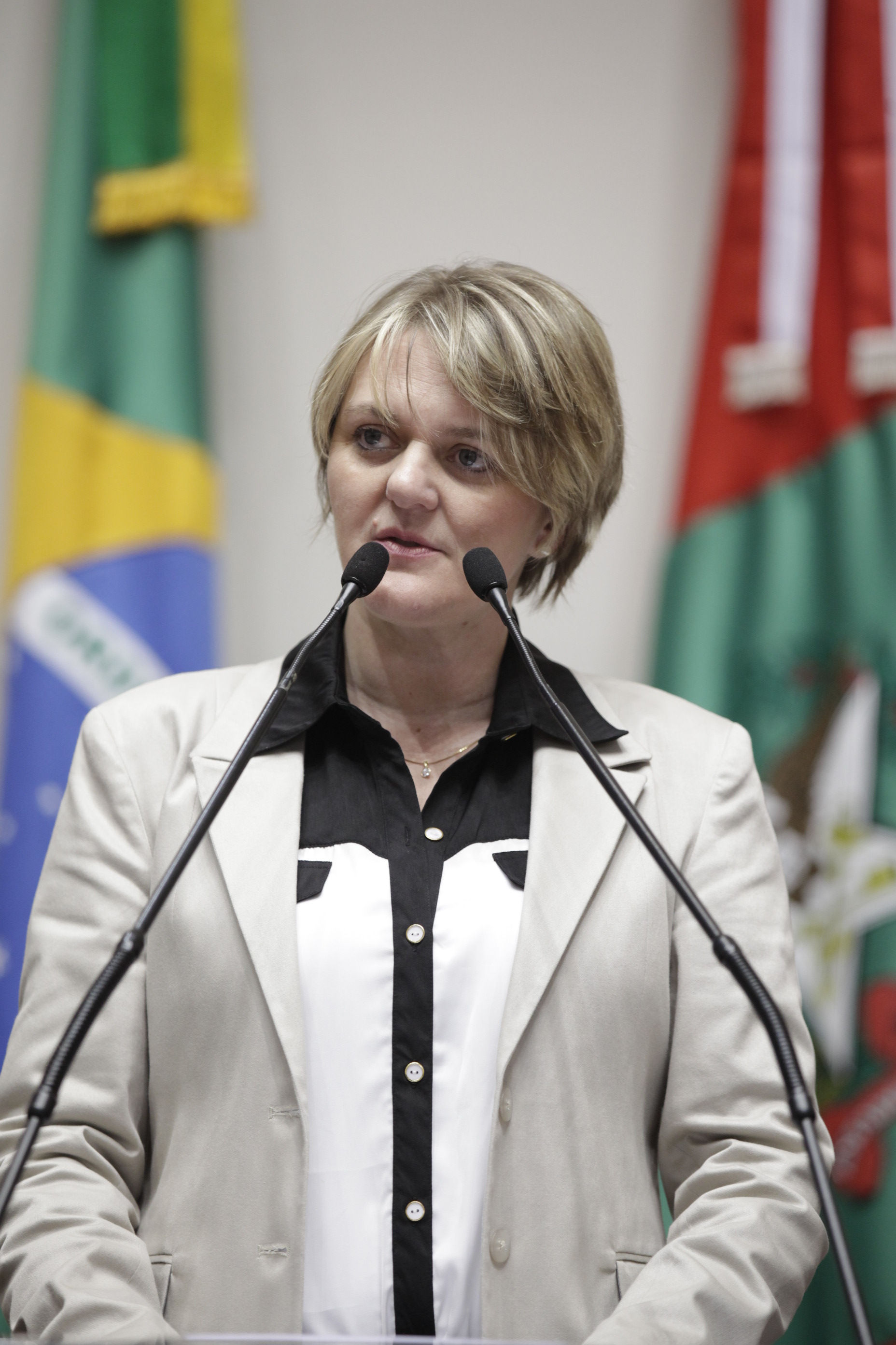 Deputada Luciane Carminatti (PT). Sessão Ordinária - Plenário Osni Régis. Foto: Carlos Kilian