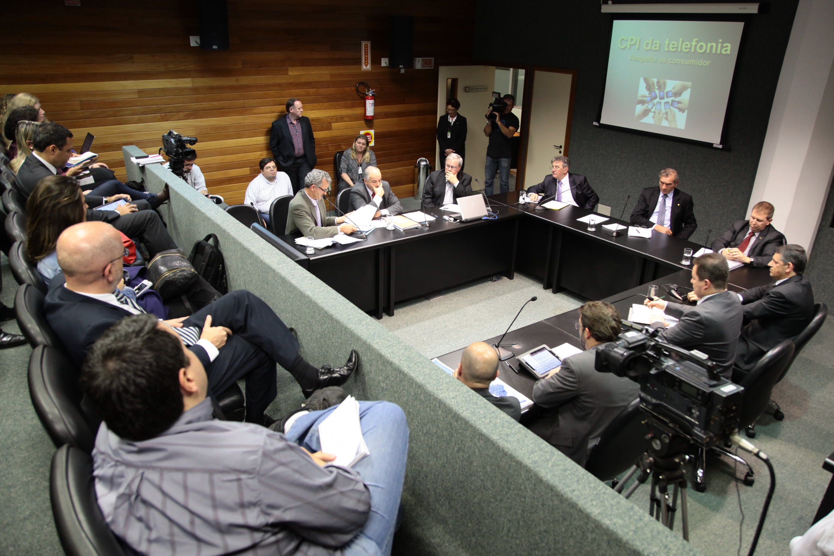 Reunião Ordinária da Comissão Parlamentar de Inquérito da CPI da Telefonia Móvel no Estado de Santa Catarina. Foto: Miriam Zomer