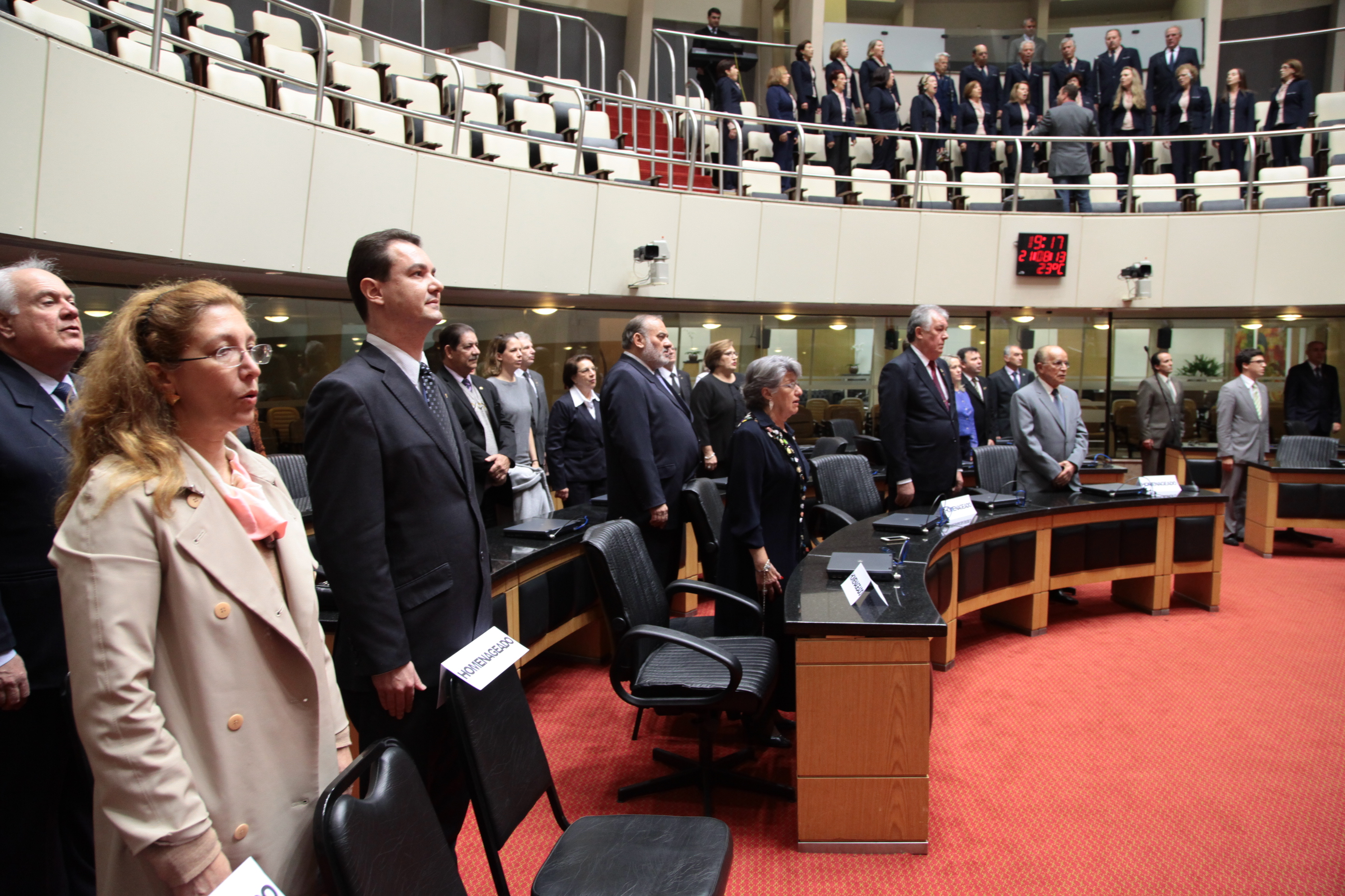 Sessão Especial em homenagem ao Conselho Regional de Corretores de Imóveis de Santa Catarina CRECI - 11ª Região/SC, pela passagem dos 40 anos de fundação. Foto: Miriam Zomer