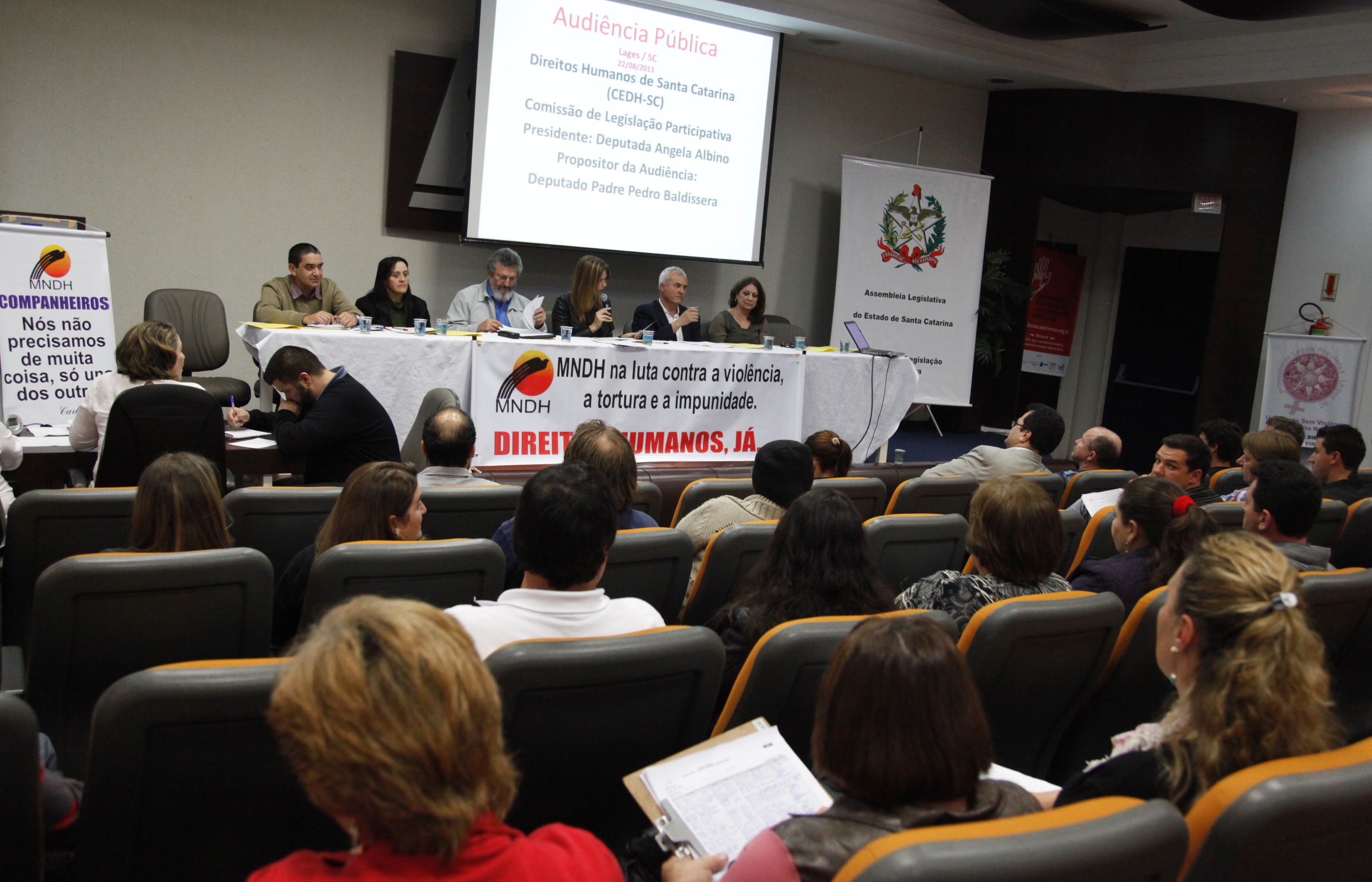 Audiencia Publica   Comissao de Legislacao Participativa   Direitos Humanos de Santa Catarina   Foto Carlos Kilian Agencia AL