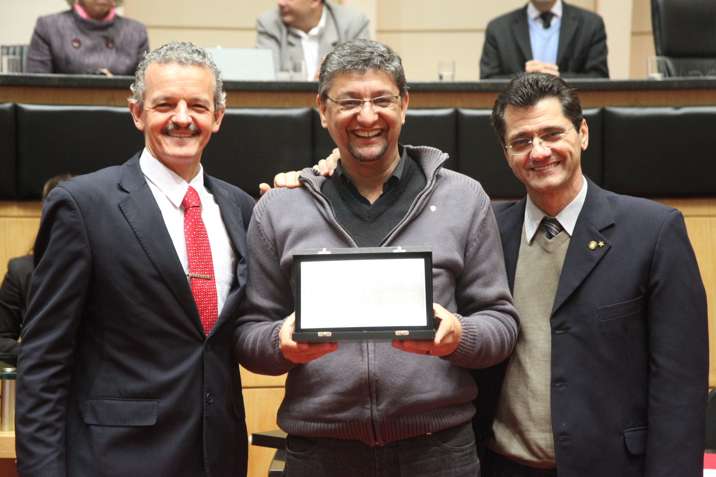 Homenagem aos 30 anos de fundação da CUT nacional. Foto: Fábio Queiroz