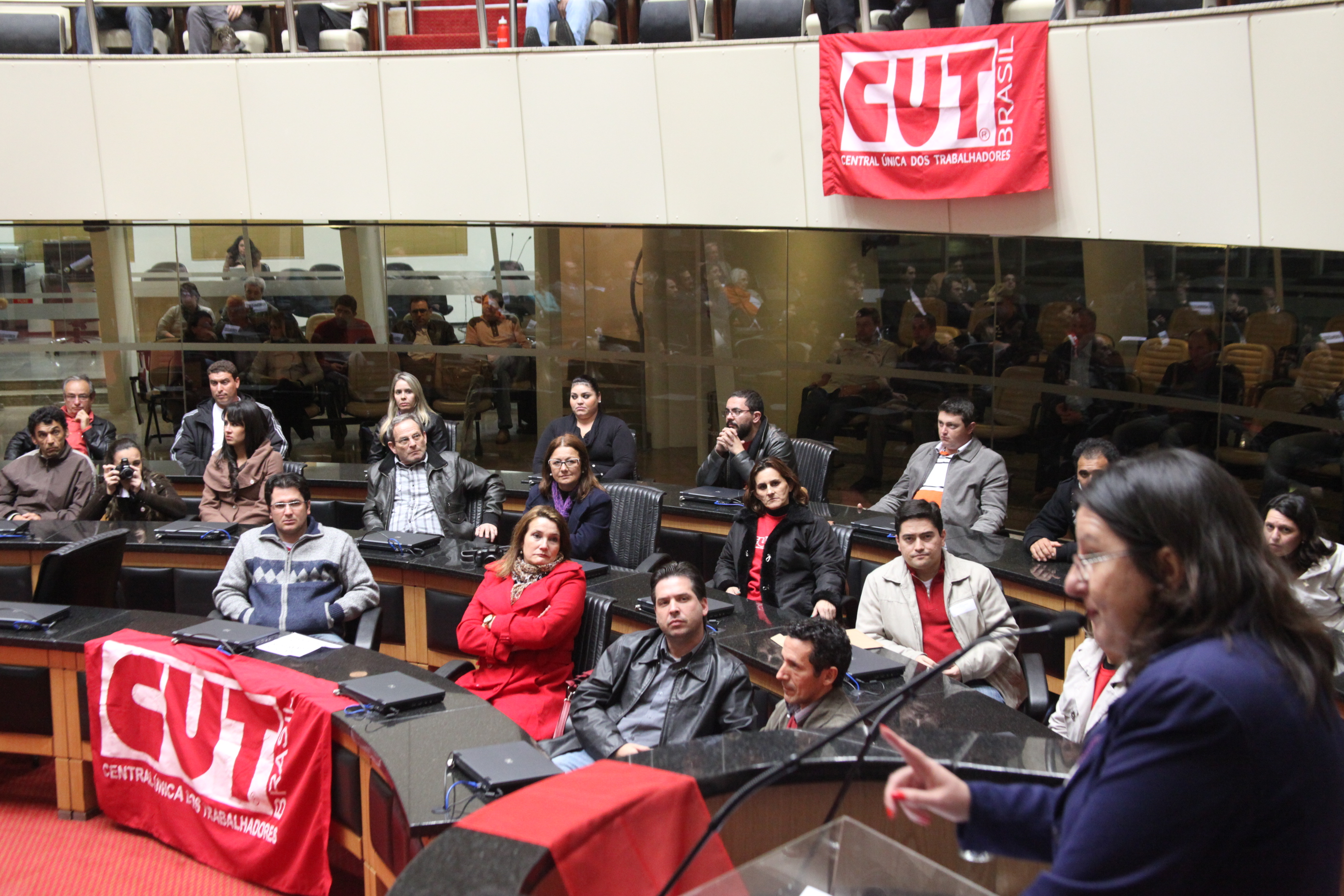 Homenagem aos 30 anos de fundação da CUT nacional. Foto: Fábio Queiroz
