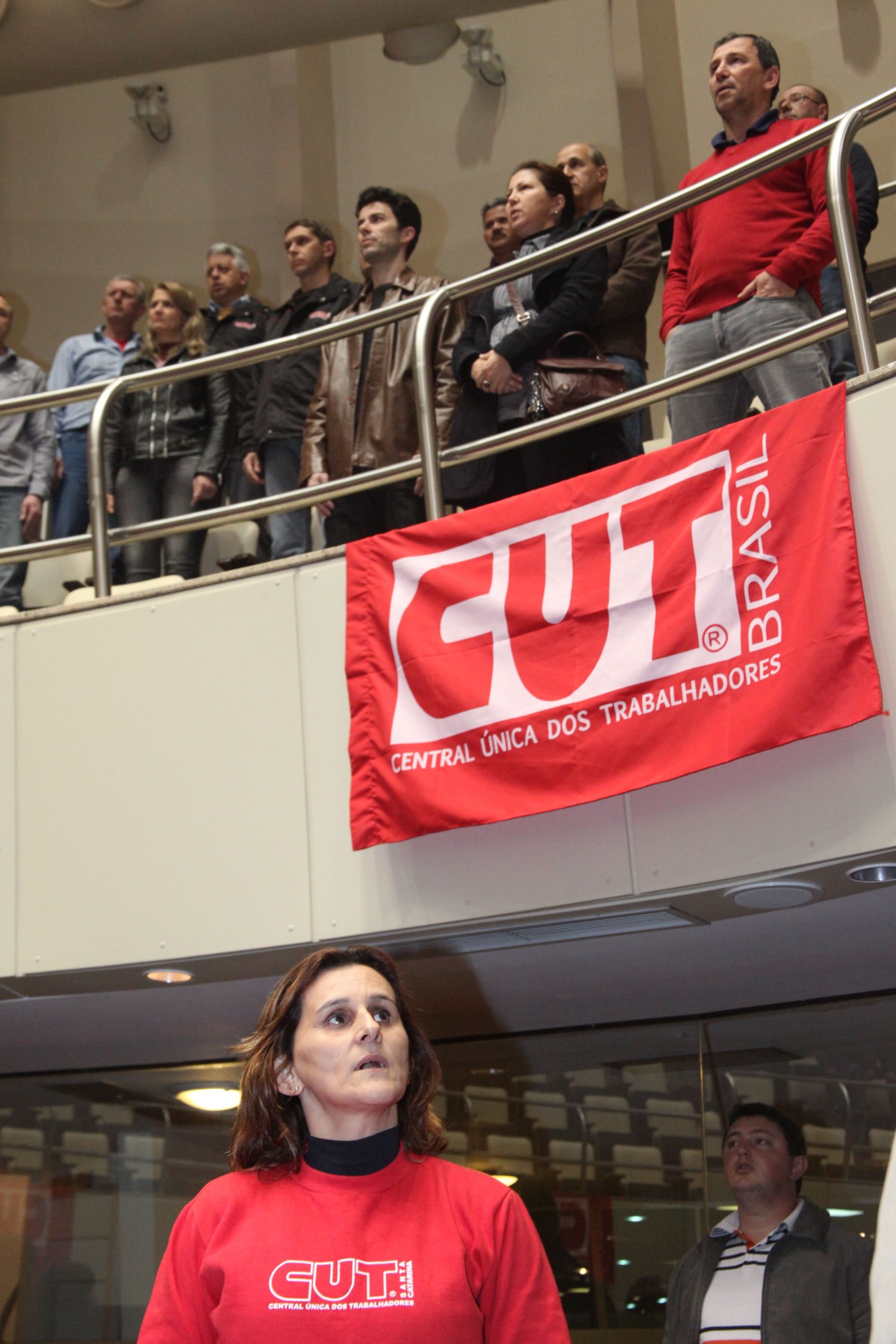 Homenagem aos 30 anos de fundação da CUT nacional. Foto: Fábio Queiroz