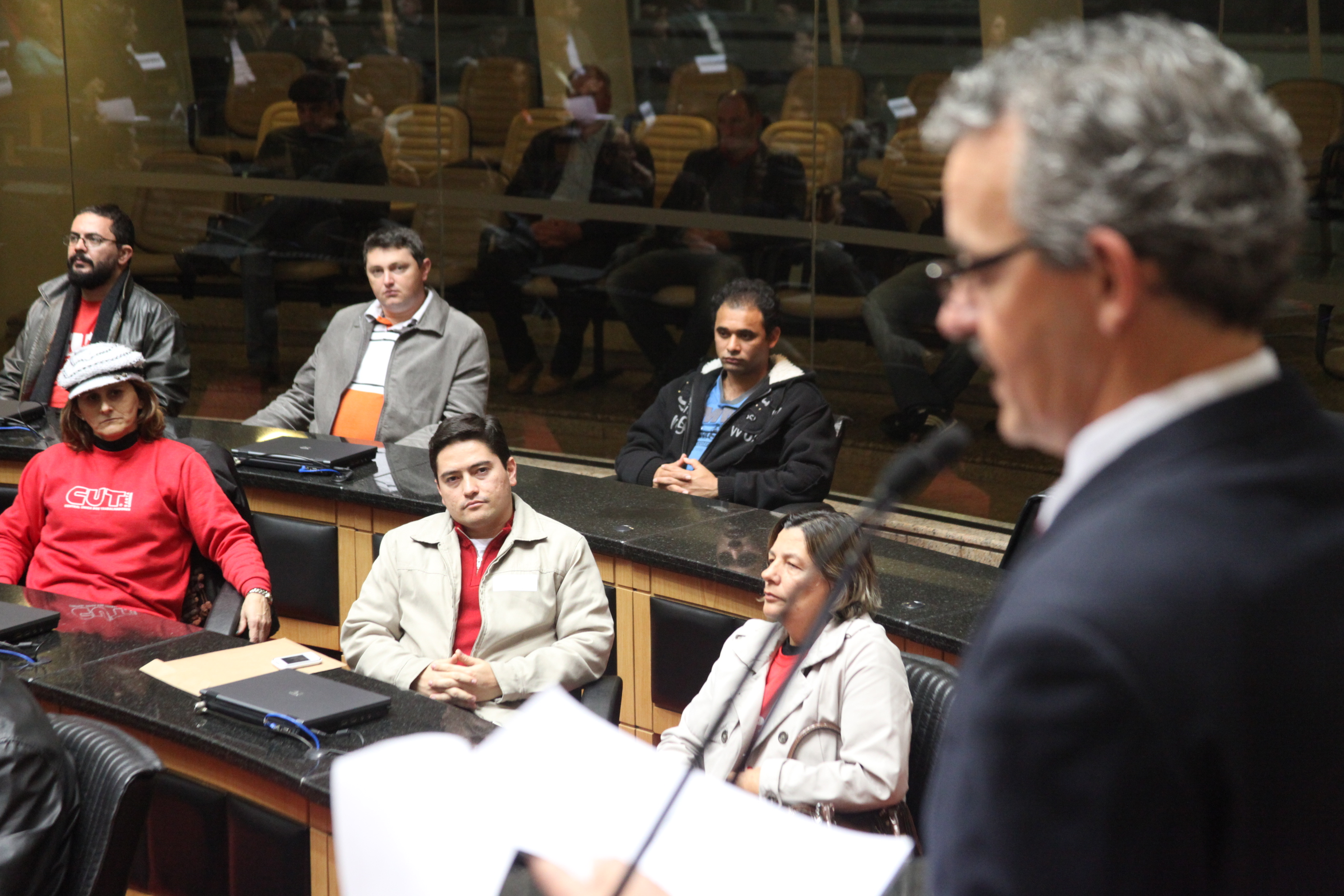 Homenagem aos 30 anos de fundação da CUT nacional. Foto: Fábio Queiroz