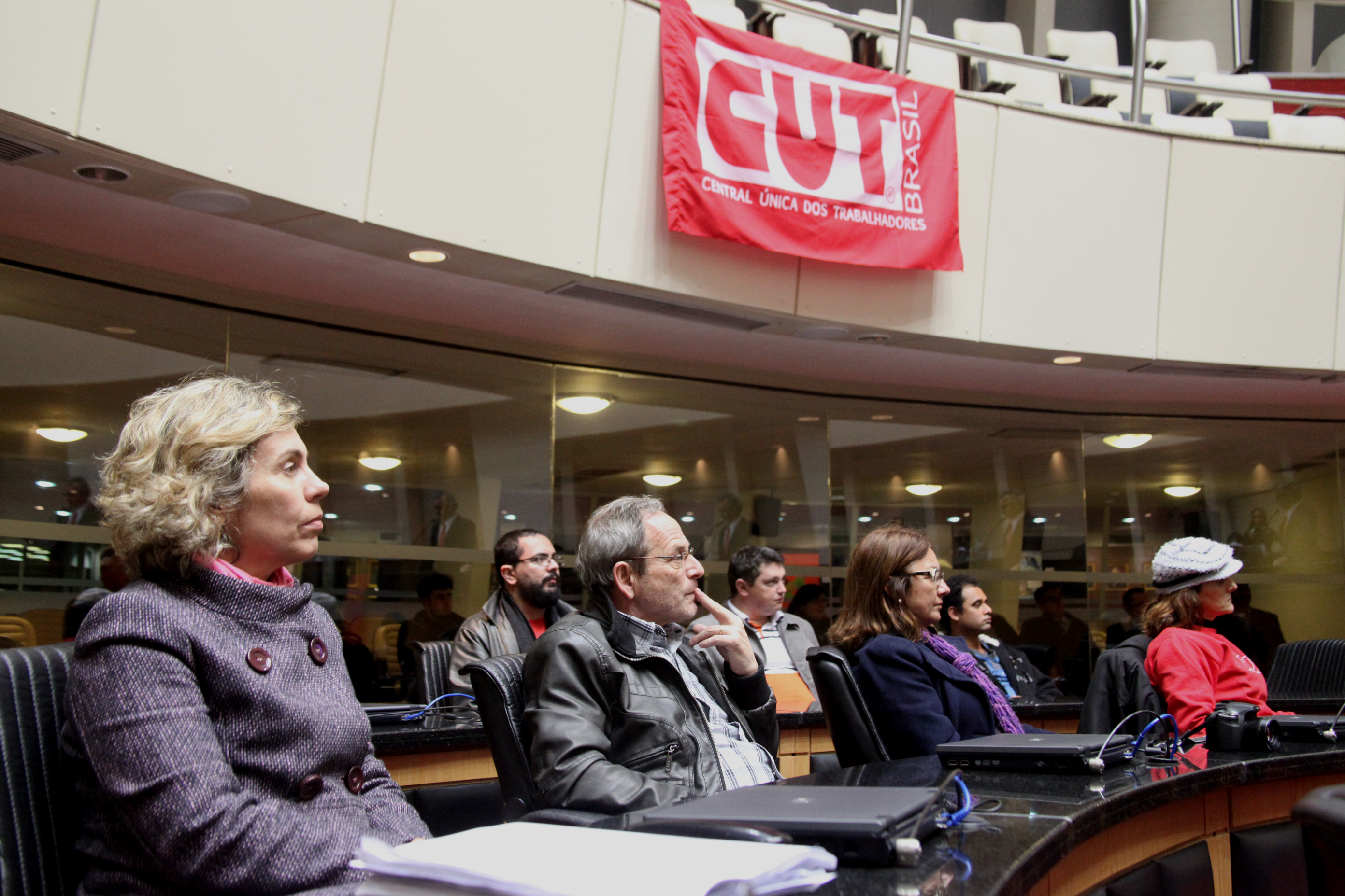 Homenagem aos 30 anos de fundação da CUT nacional. Foto: Fábio Queiroz