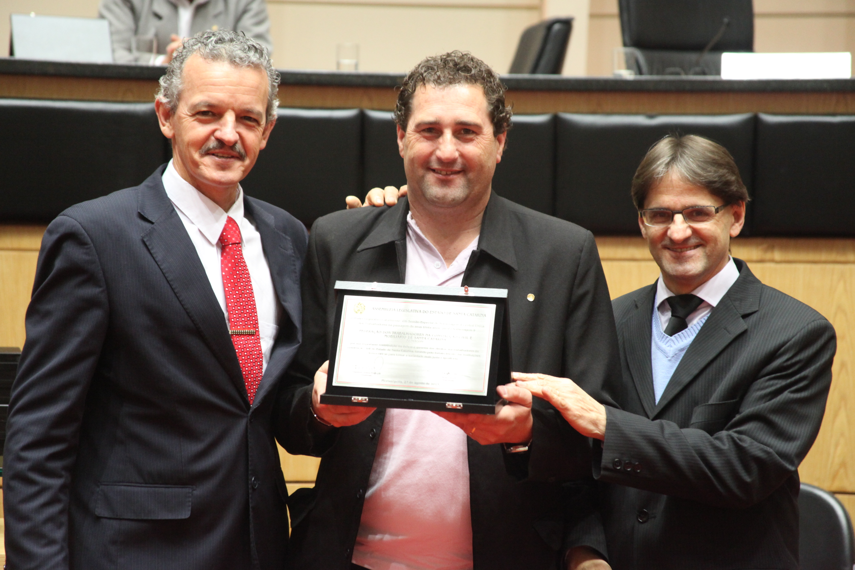 Homenagem aos 30 anos de fundação da CUT nacional. Foto: Fábio Queiroz