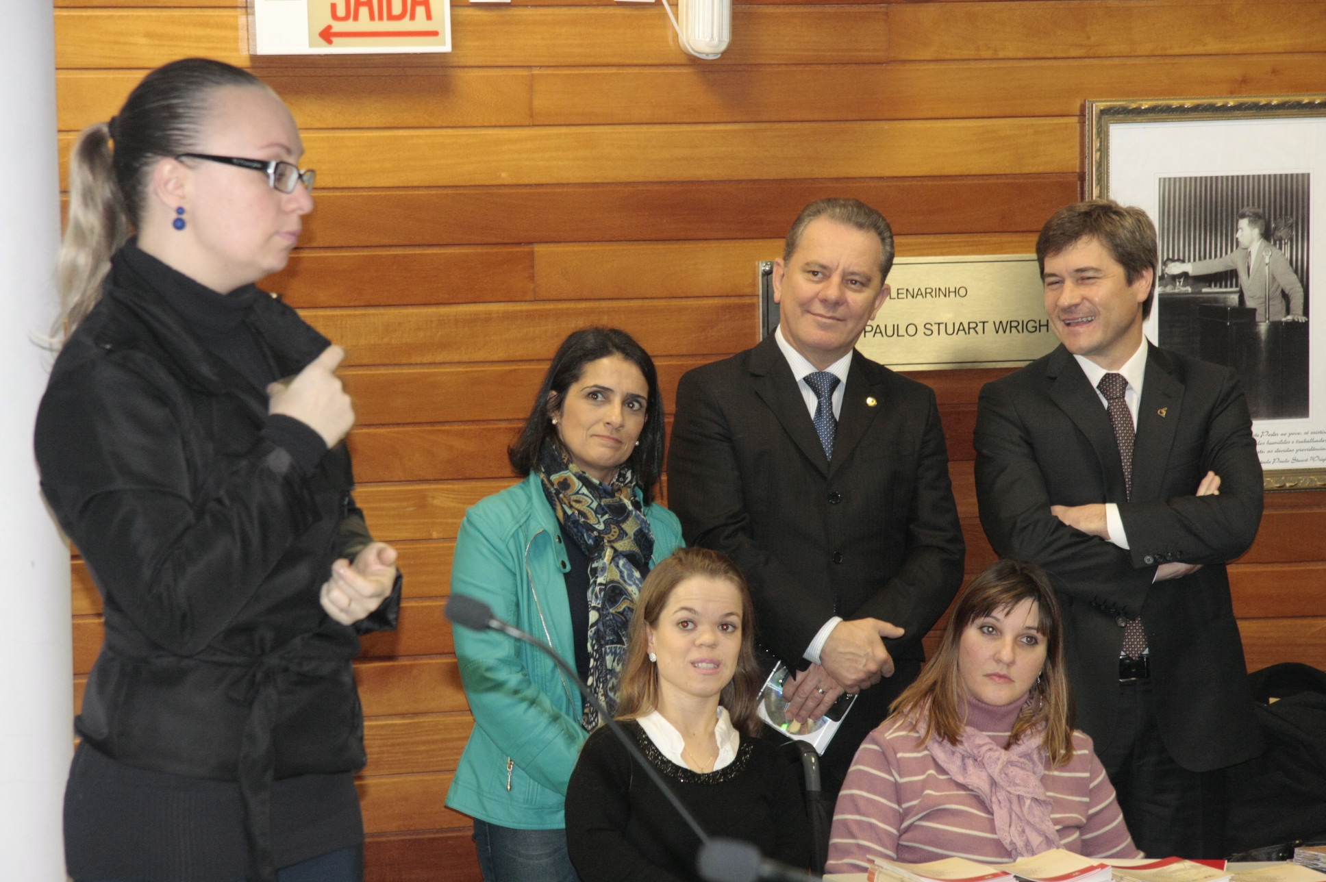 Ato Comemorativo da Semana Estadual das Pessoas com Deficiência Intelectual e Múltipla Seminário de Sensibilização dos Servidores sobre a Alesc Inclusiva. Foto: Eduardo Guedes Oliveira