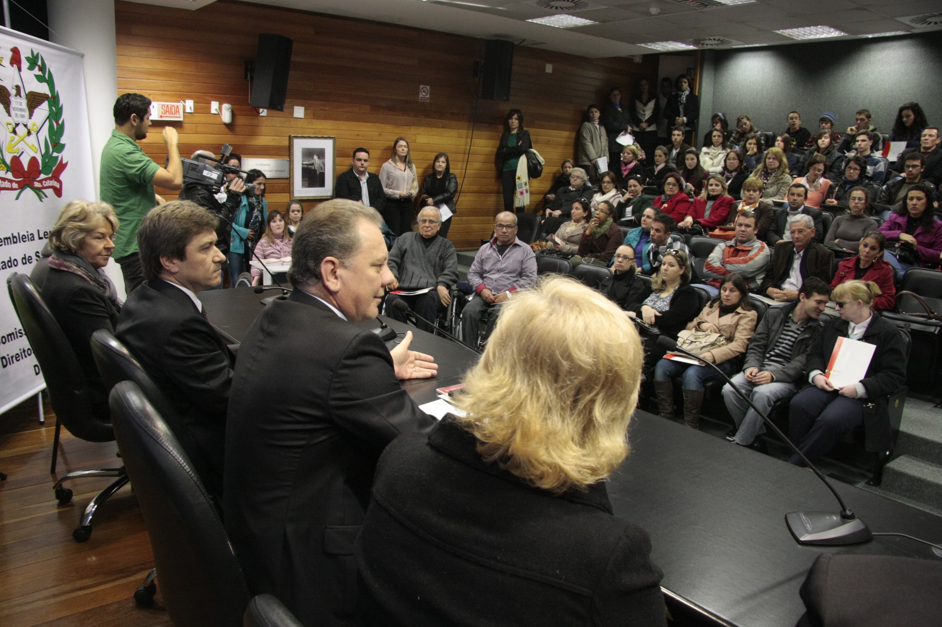 Ato Comemorativo da Semana Estadual das Pessoas com Deficiência Intelectual e Múltipla Seminário de Sensibilização dos Servidores sobre a Alesc Inclusiva. Foto: Eduardo Guedes Oliveira
