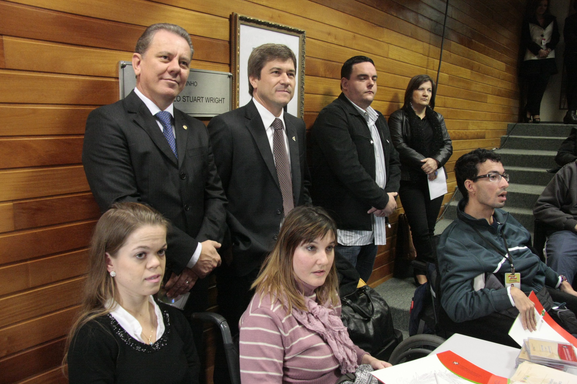 Ato Comemorativo da Semana Estadual das Pessoas com Deficiência Intelectual e Múltipla Seminário de Sensibilização dos Servidores sobre a Alesc Inclusiva. Foto: Eduardo Guedes Oliveira