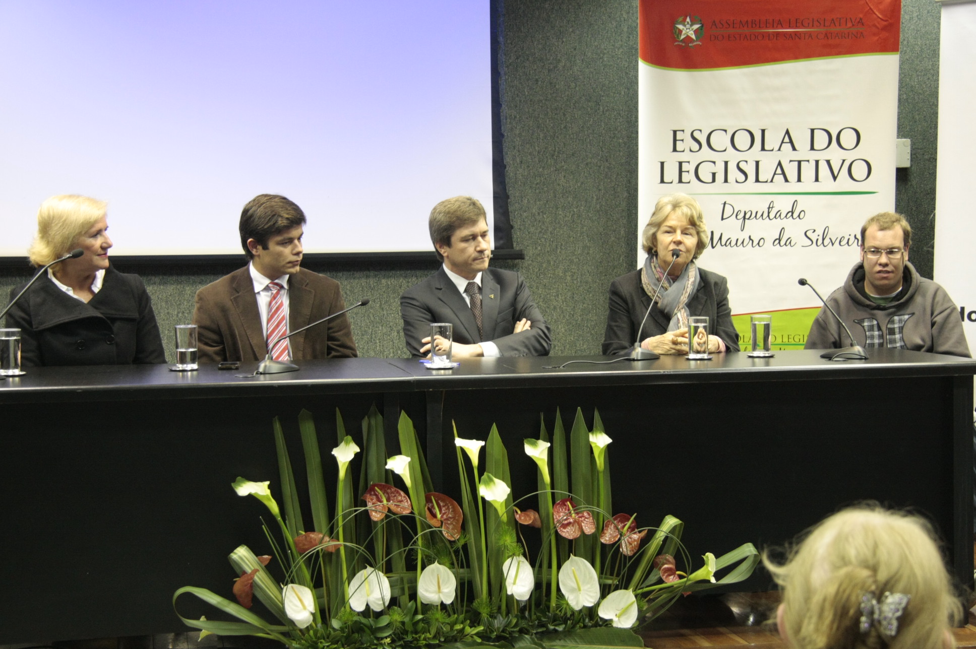 Ato Comemorativo da Semana Estadual das Pessoas com Deficiência Intelectual e Múltipla Seminário de Sensibilização dos Servidores sobre a Alesc Inclusiva. Foto: Eduardo Guedes Oliveira