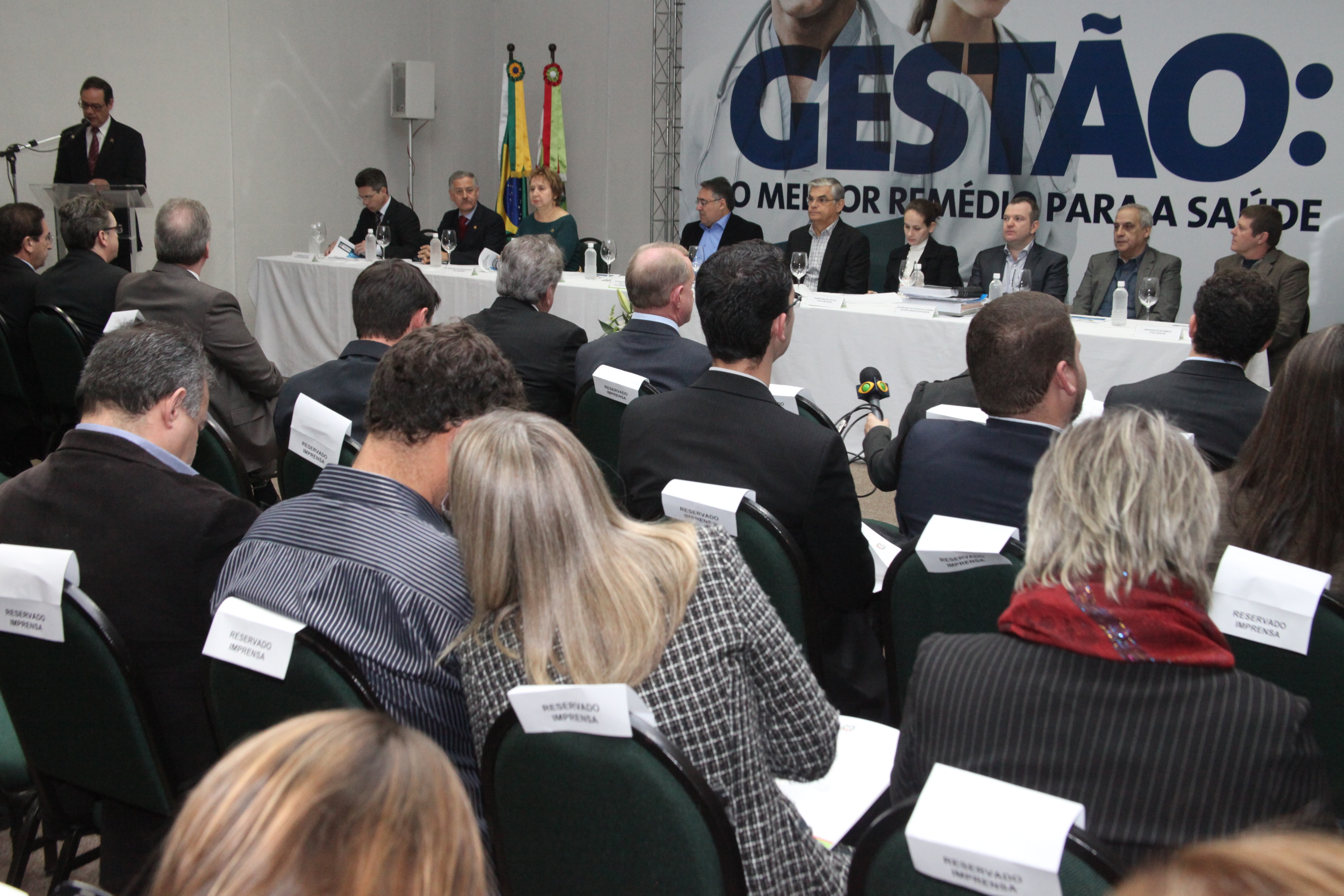 Lançamento do Plano de Gestão da Saúde. Foto: Fábio Queiroz