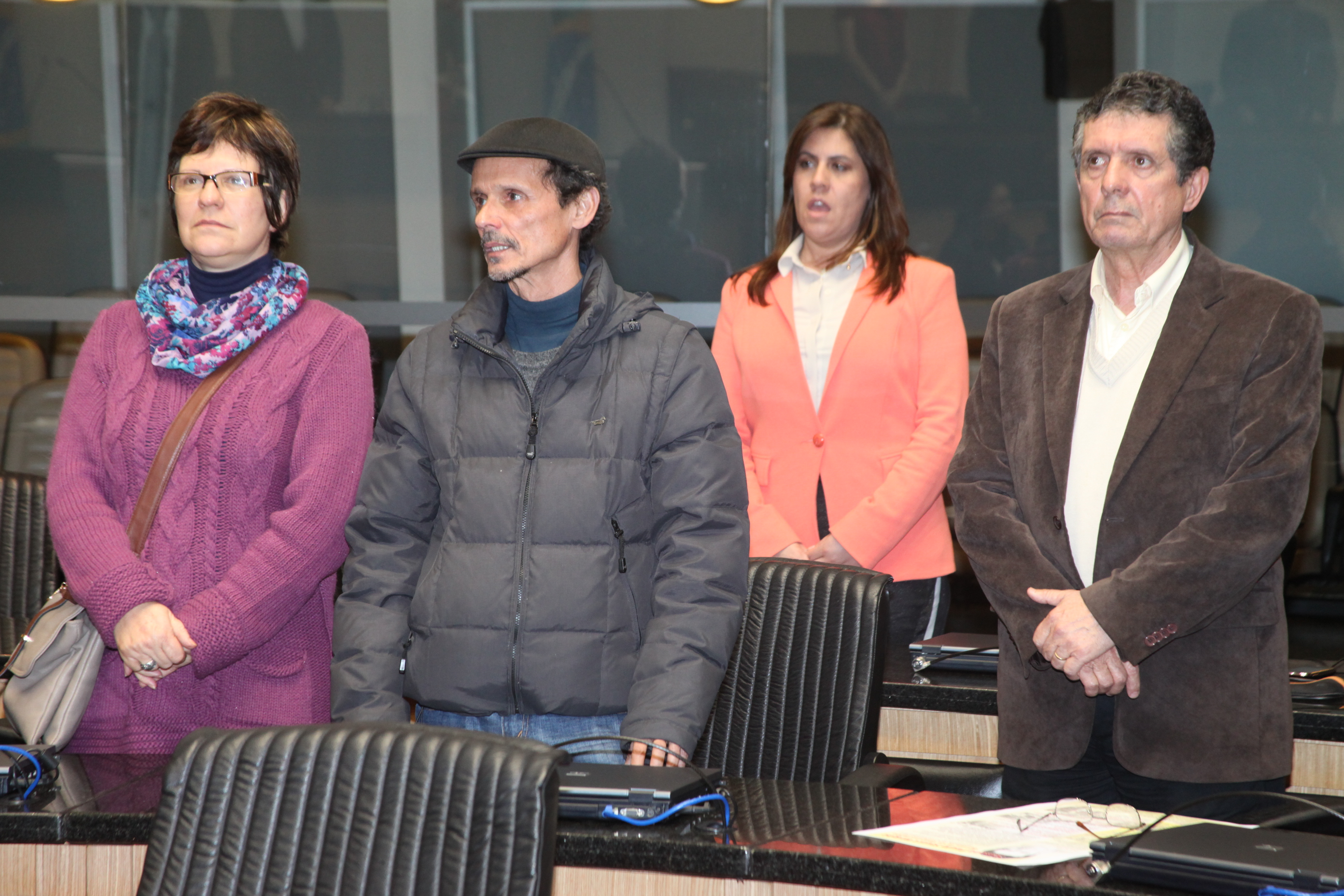 Sessão Especial em homenagem ao deputado assassinado pela ditadura militar brasileira Paulo Stuart Wright, cujo mandato foi cassado pela Assembleia Legislativa de SC. Foto: Fábio Queiroz