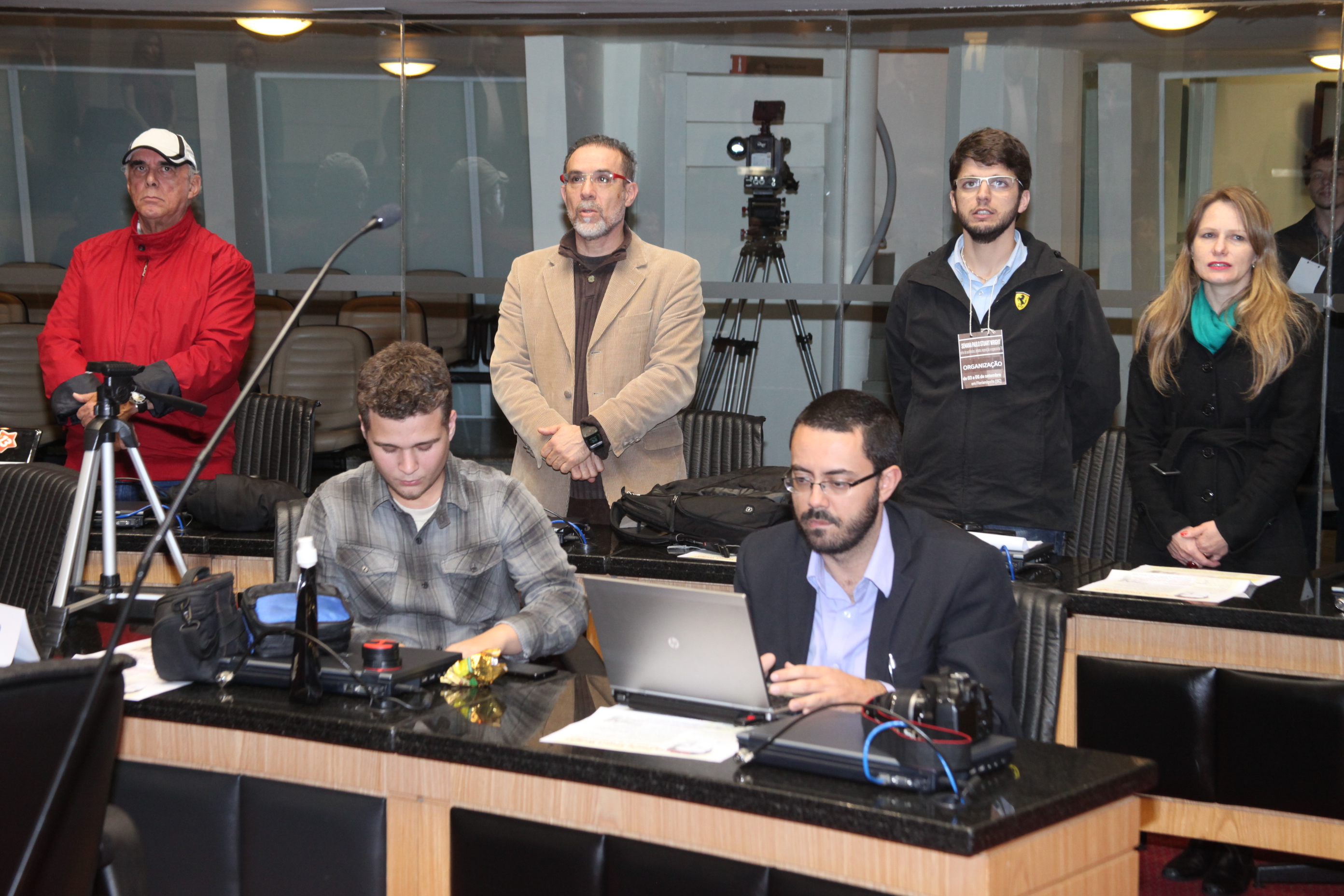 Sessão Especial em homenagem ao deputado assassinado pela ditadura militar brasileira Paulo Stuart Wright, cujo mandato foi cassado pela Assembleia Legislativa de SC. Foto: Fábio Queiroz