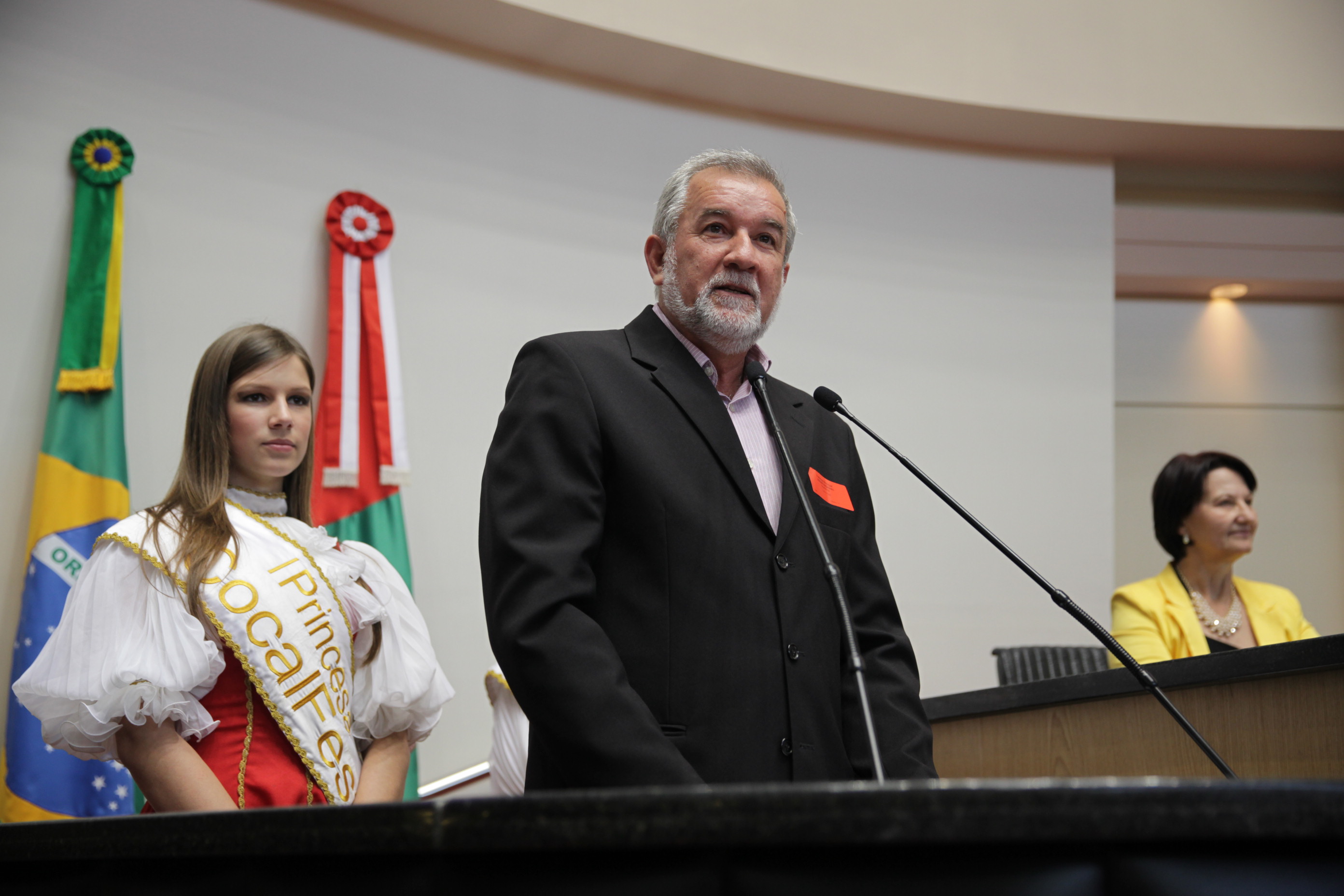 Sessão Ordinária- Ademir Magagnin, Prefeito de Cocal do Sul -Foto Lucas Diniz/AgênciaAL