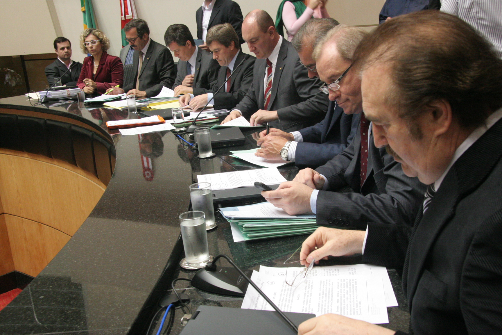 Reunião da Comissão de Constituição e Justiça. Foto: Eduardo Guedes de Oliveira/Agência AL