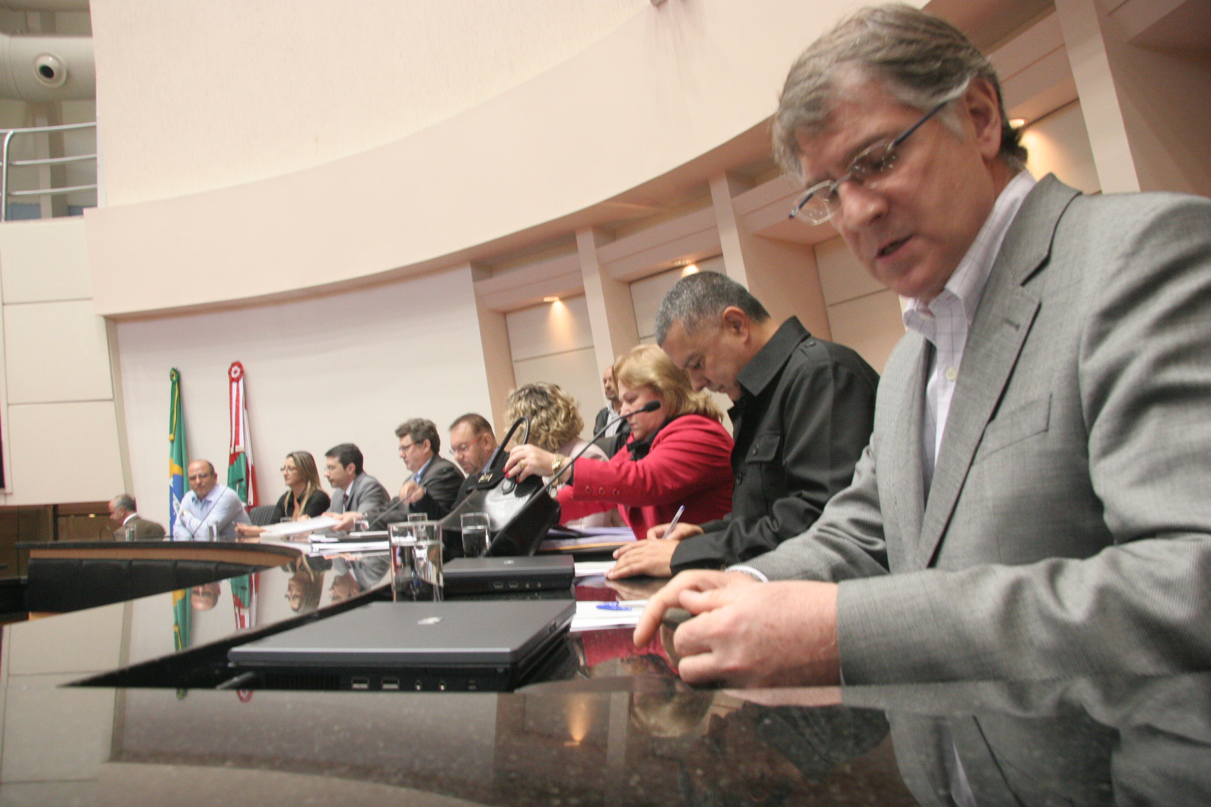 Reunião ampliada da Comissão de Saúde que debaterá sobre a problemática envolvendo o funcionamento do SAMU em Santa Catarina. Foto: Eduardo Guedes de Oliveira/Agência AL