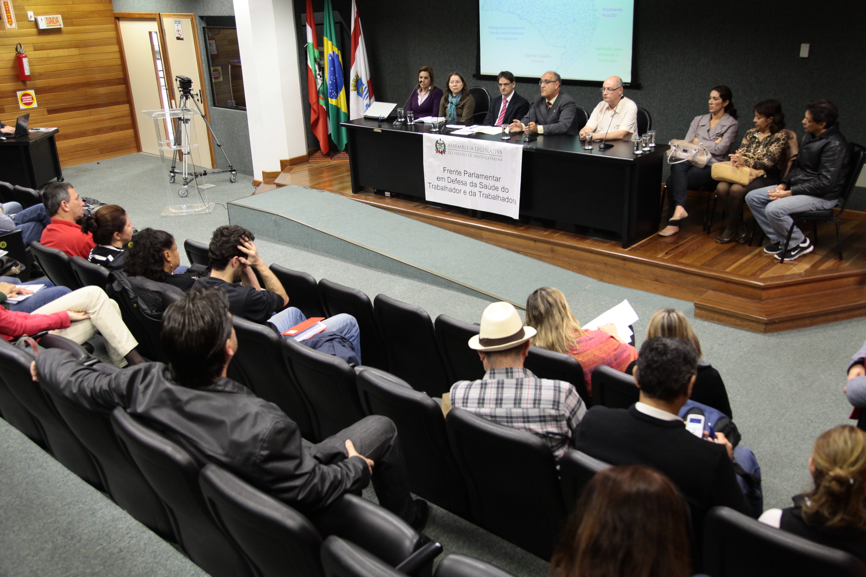 Frente Parlamentar em Defesa da Saúde do Trabalhador - Saúde do Trabalhador e da Trabalhadora no Serviço Público. Foto: Miriam Zomer/Agência AL