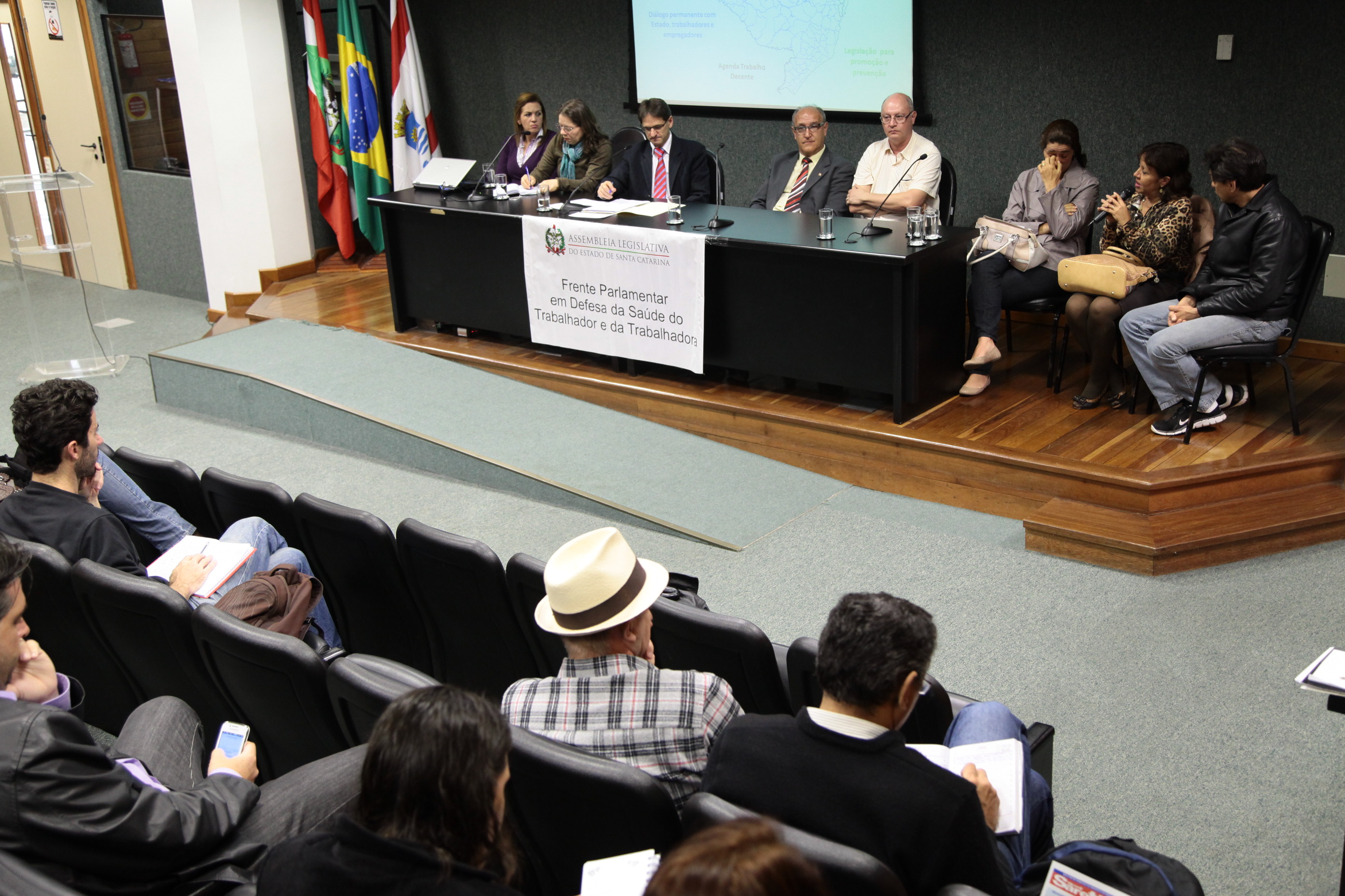 Frente Parlamentar em Defesa da Saúde do Trabalhador - Saúde do Trabalhador e da Trabalhadora no Serviço Público. Foto: Miriam Zomer/Agência AL