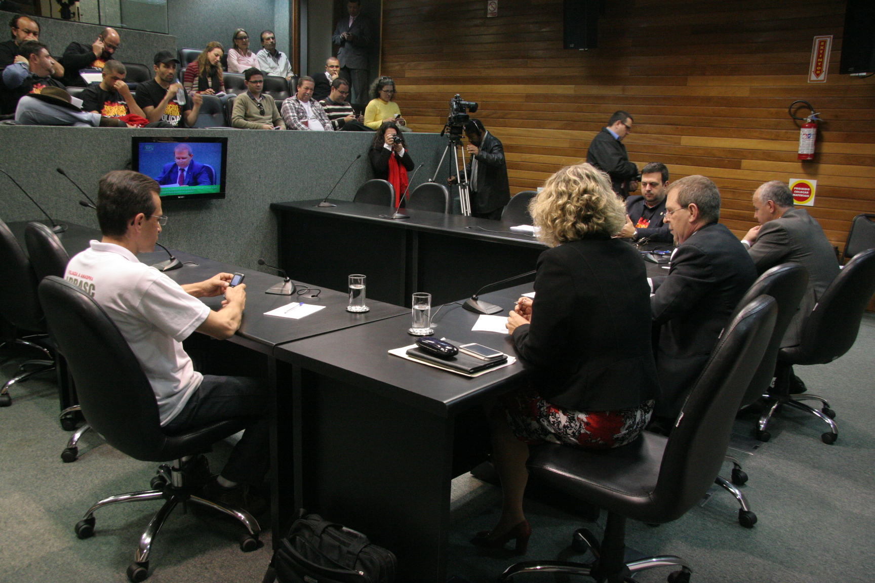 Reunião da Comissão de Segurança Pública e Comissão de Pesca e Aquicultura. Foto: Eduardo Guedes de Oliveira/Agência AL