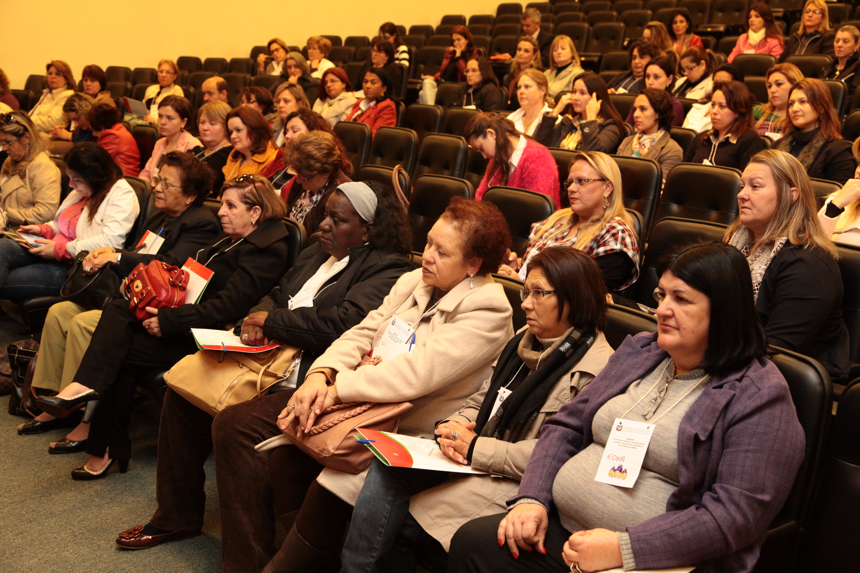 Seminário sobre Violência contra a Mulher, promovido pela Bancada Feminina da Alesc. Foto: Miriam Zomer/ Agência AL
