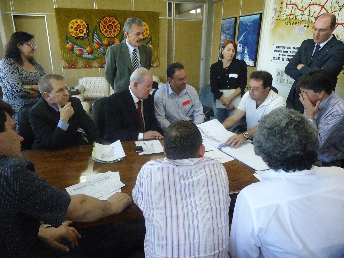 Reunião com o superintendente do DNIT