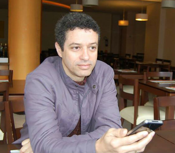 Deputado Chiodini responde pergunta do jornalista Joe Junior, da Rádio Studio FM, de Jaraguá do Sul