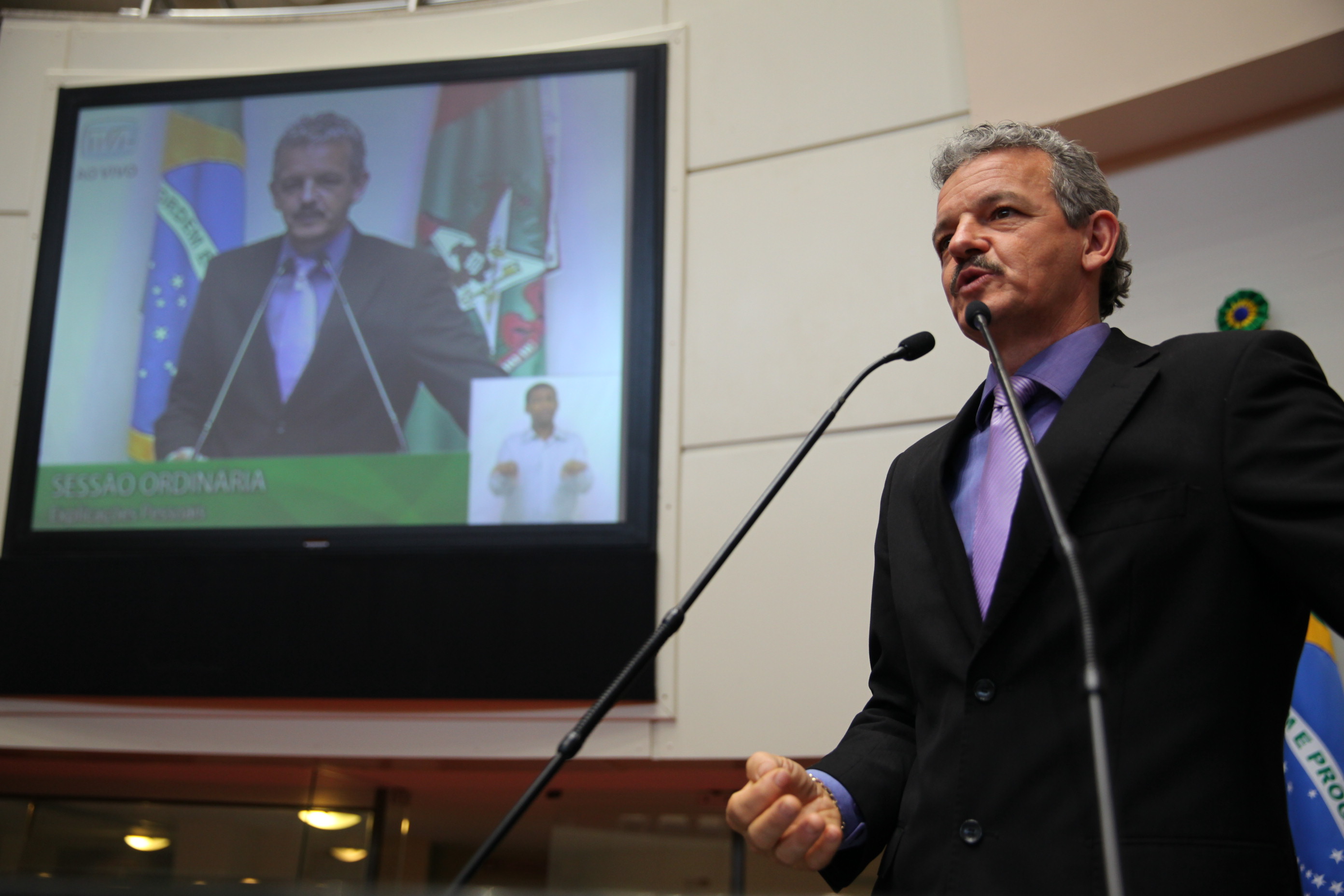 Sessão Plenária - Deputado Dirceu Dresch (PT) -  Foto: Lucas Gabriel Diniz / Agência AL