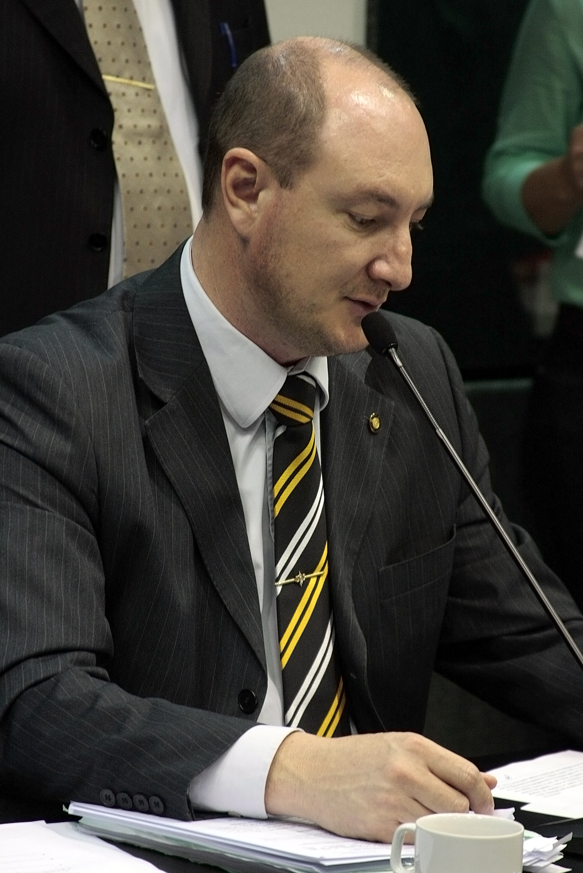 Deputado Mauro de Nadal (PMDB). Reunião da Comissão de Constituição e Justiça. Foto: Fábio Queiroz / Agência AL