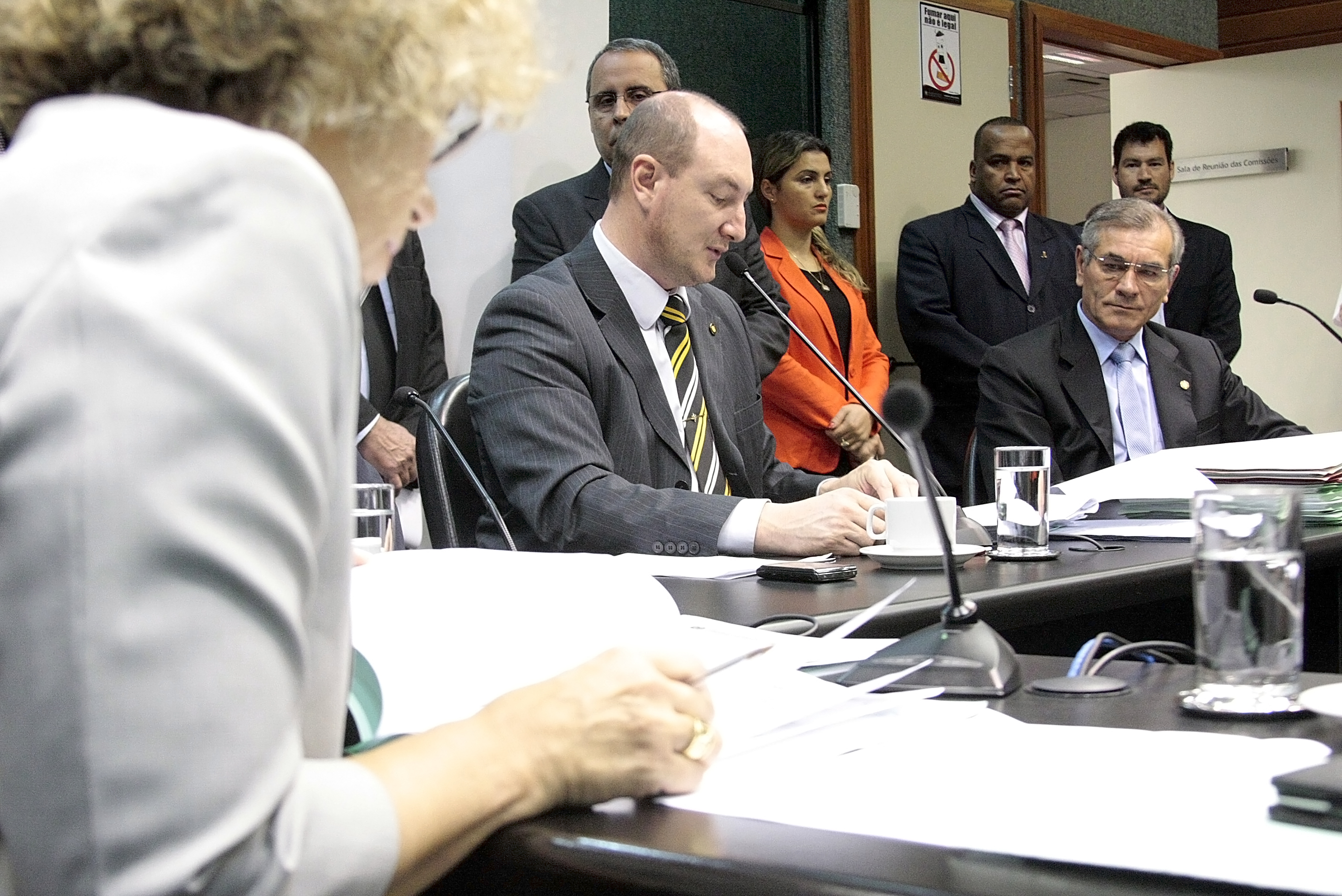 Reunião da Comissão de Constituição e Justiça. Foto: Fábio Queiroz / Agência AL