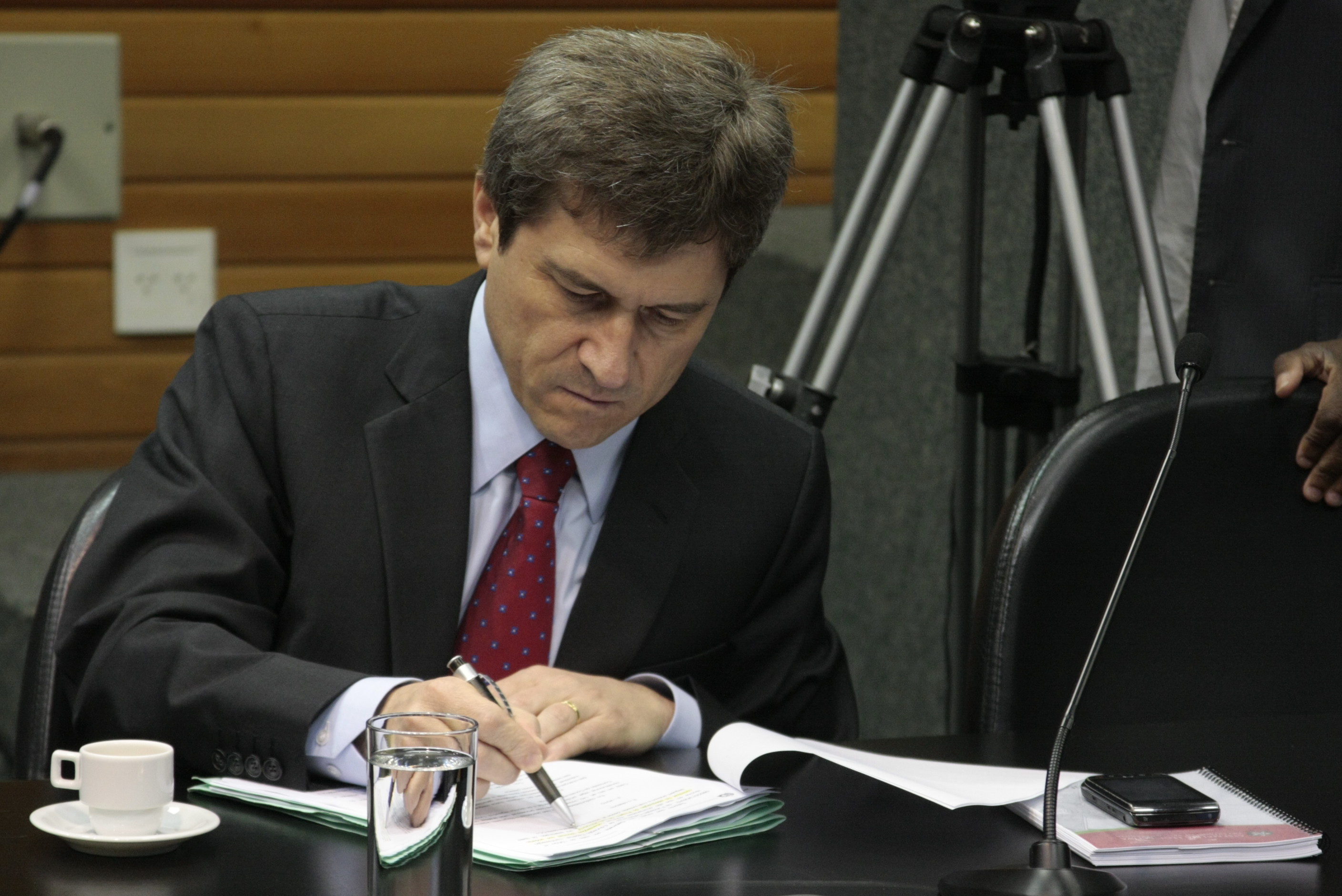 Deputado José Nei Ascari (PSD). Reunião da Comissão de Constituição e Justiça. Foto: Fábio Queiroz / Agência AL