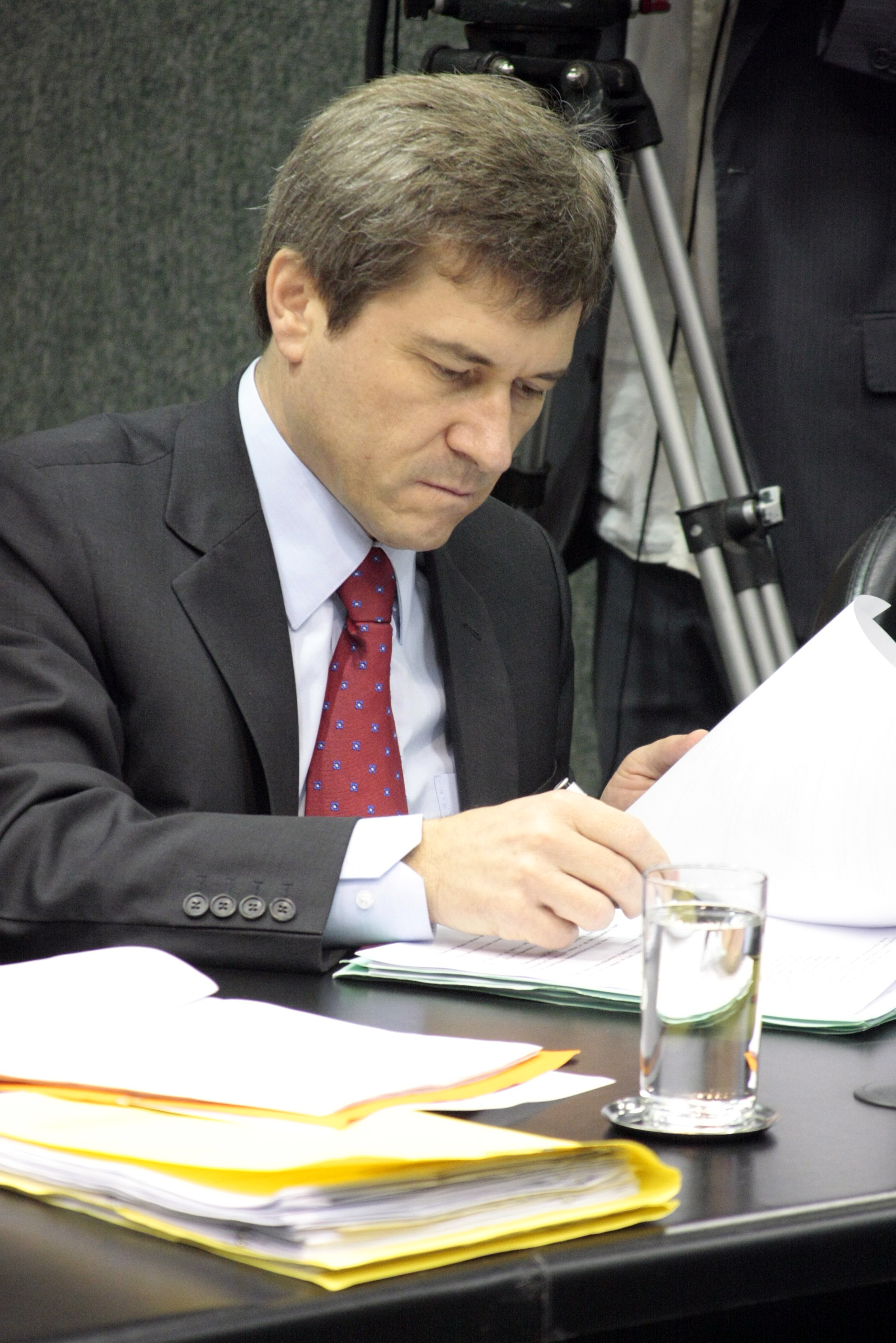 Deputado José Nei Ascari (PSD). Reunião da Comissão de Constituição e Justiça. Foto: Fábio Queiroz / Agência AL