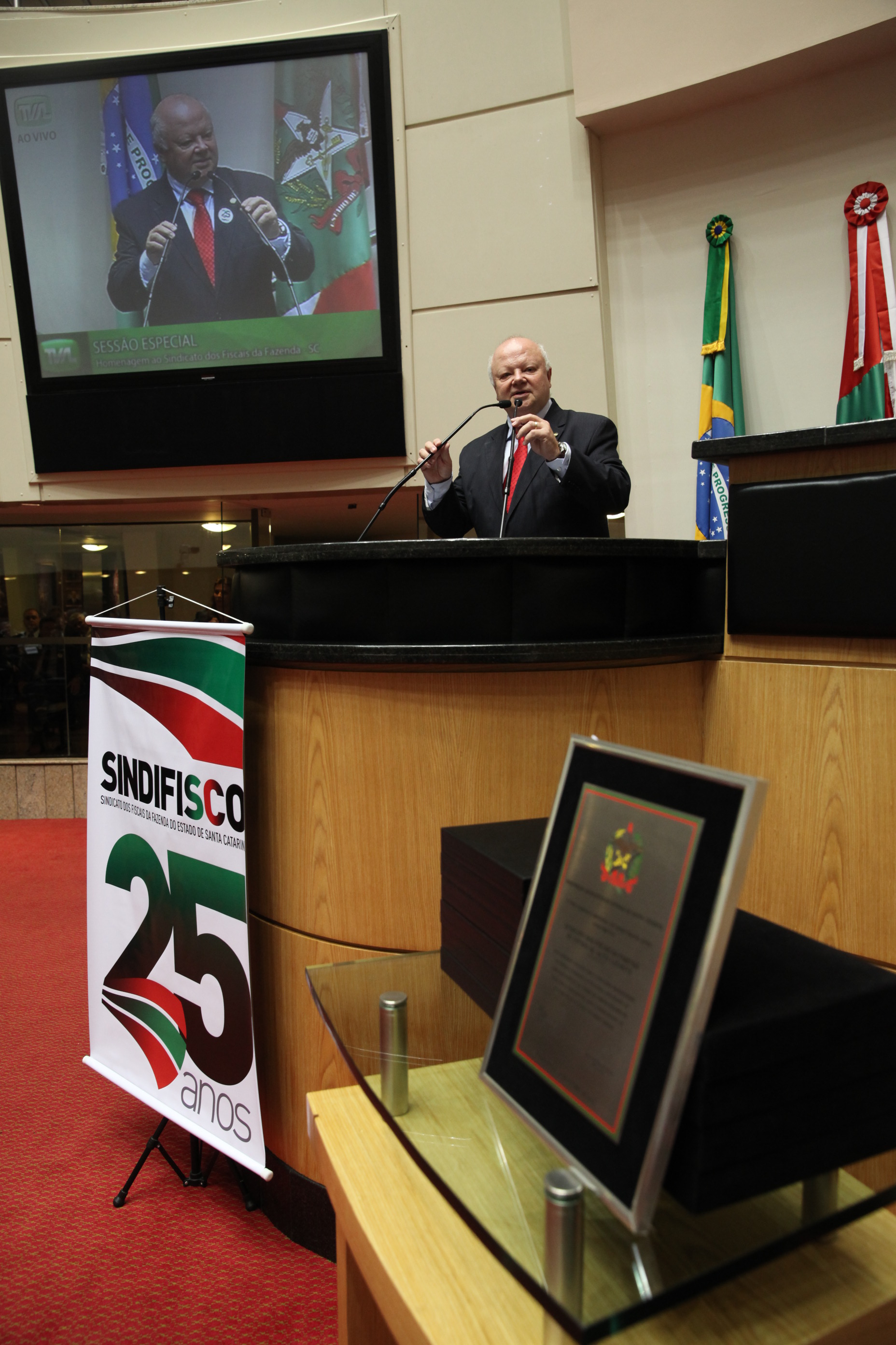 Homenagem ao Sindicato dos Fiscais da Fazenda - Foto: Lucas Gabriel Diniz / Agencia AL