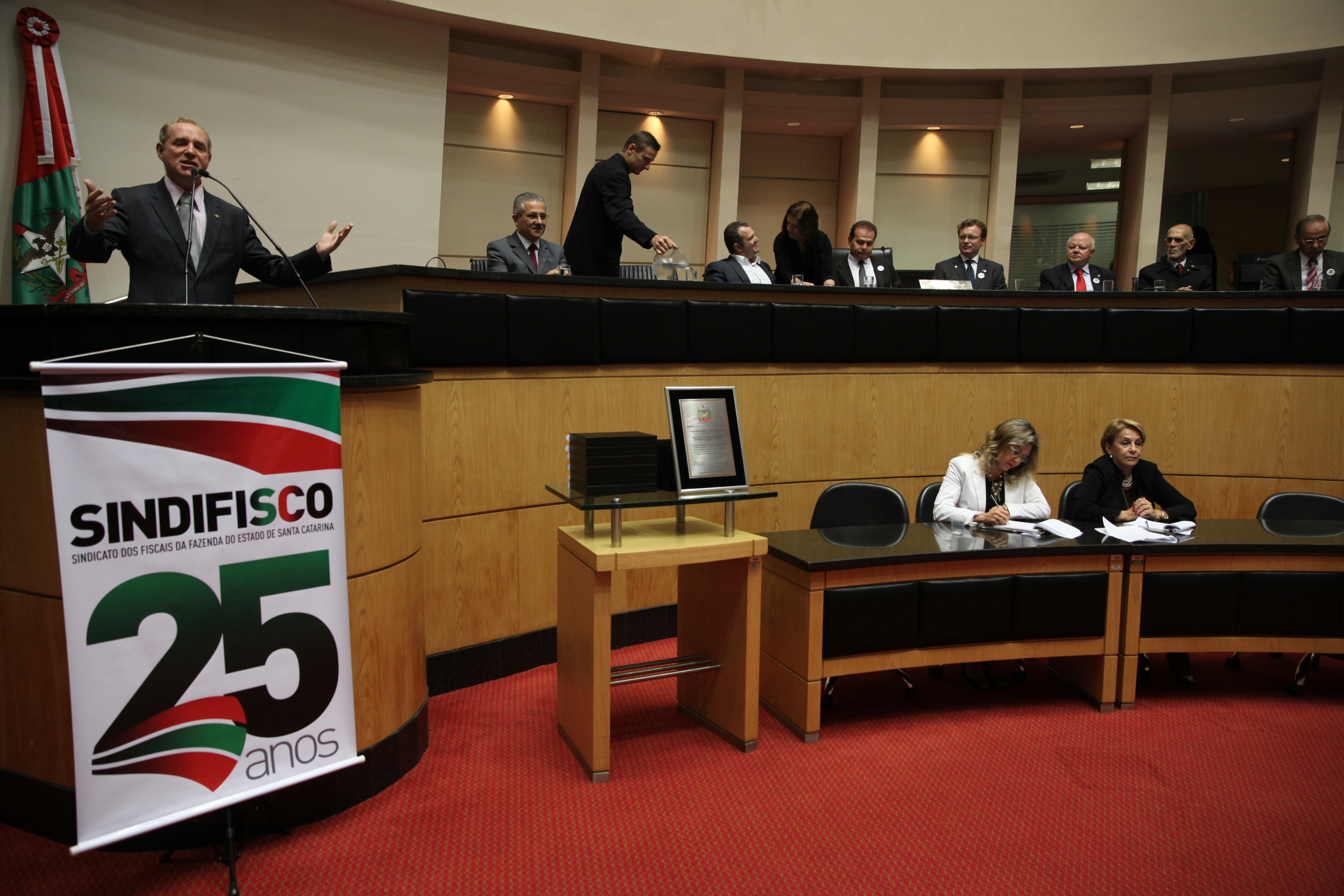 Homenagem ao Sindicato dos Fiscais da Fazenda - Foto: Lucas Gabriel Diniz / Agencia AL