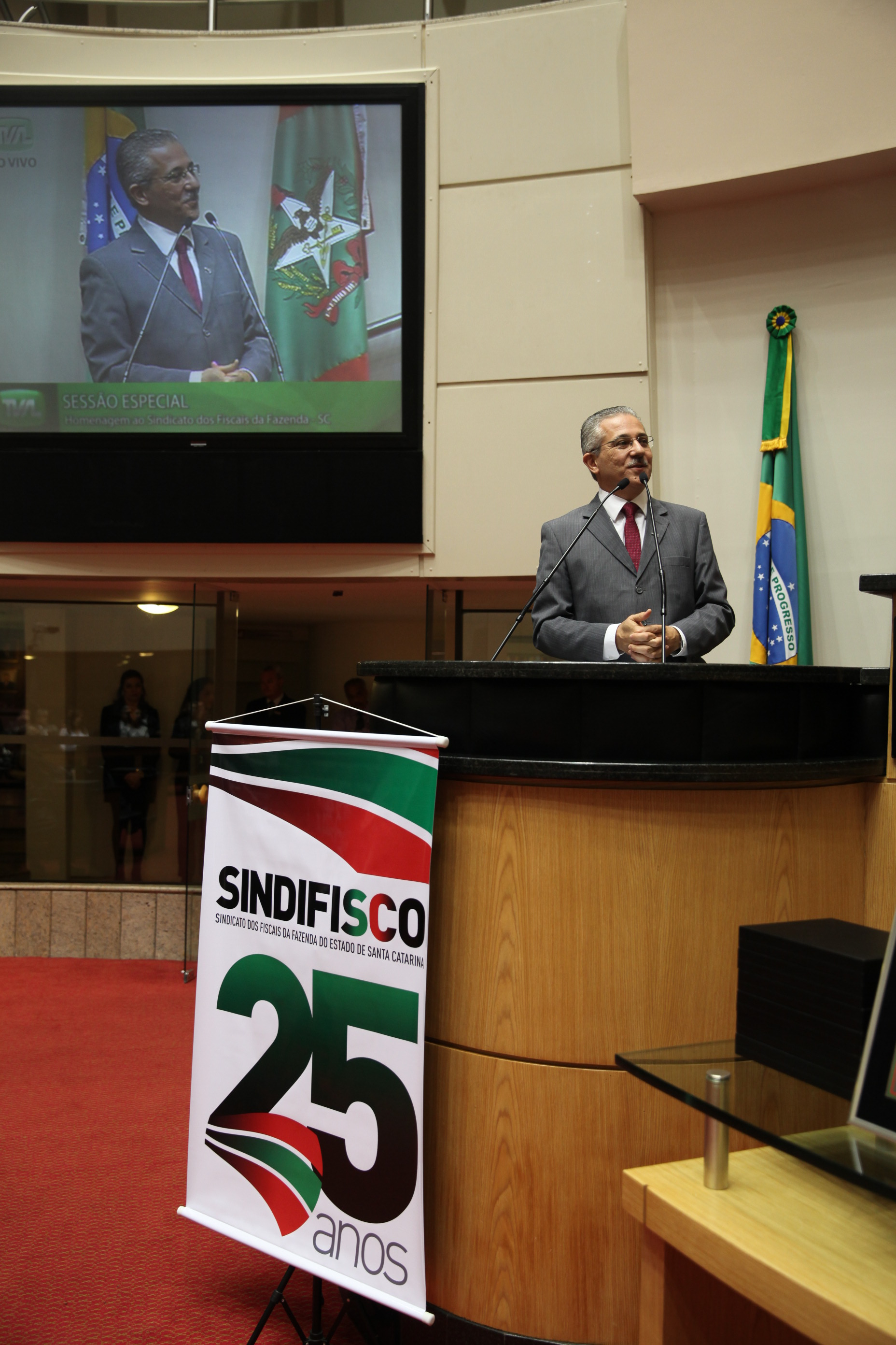 Homenagem ao Sindicato dos Fiscais da Fazenda - Foto: Lucas Gabriel Diniz / Agencia AL
