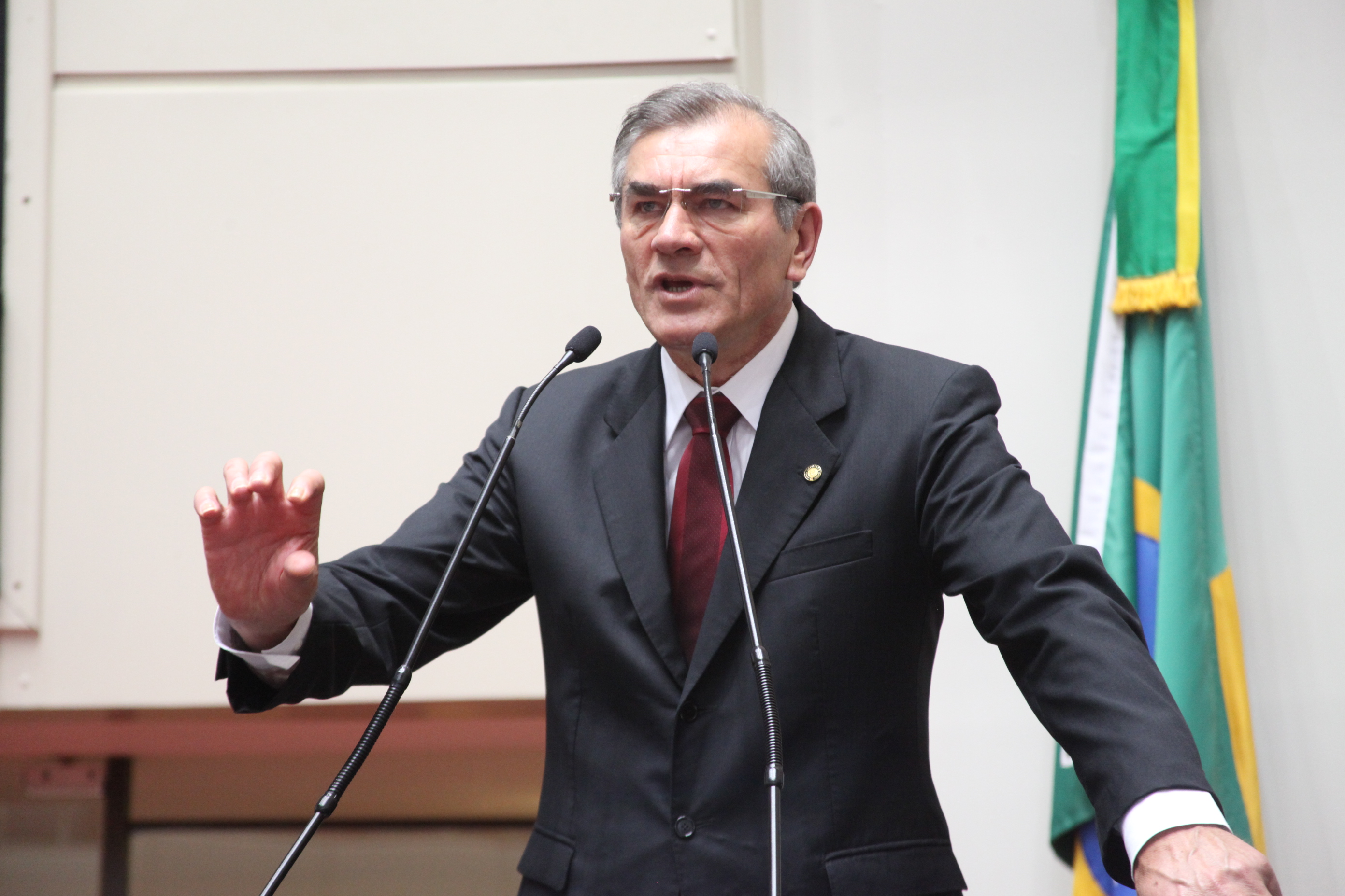 Deputado Silvio Dreveck (PP). Sessão Ordinária. Foto: Leonardo Gonçalves / Agência AL