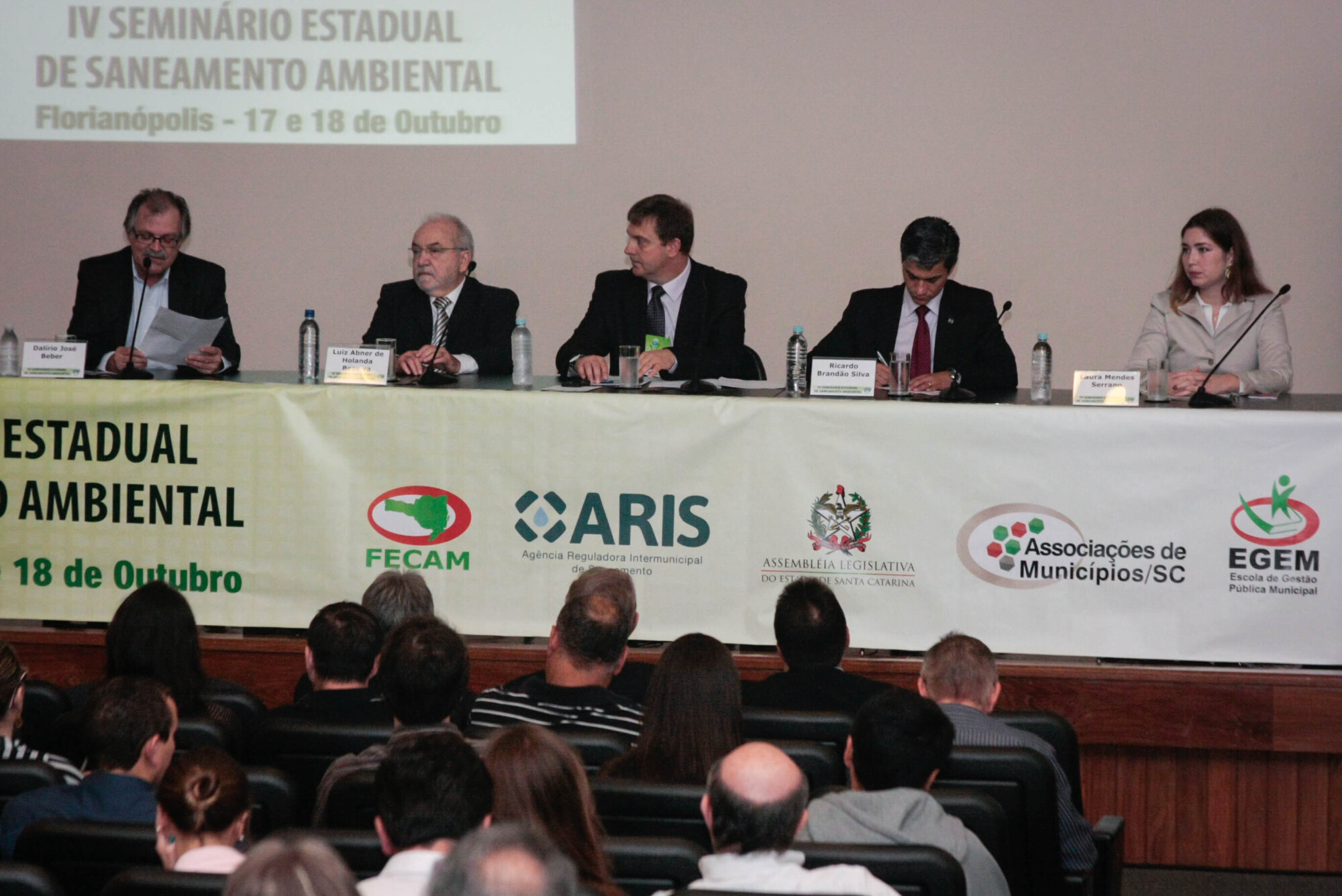 Seminário debate nova realidade do saneamento em Santa Catarina