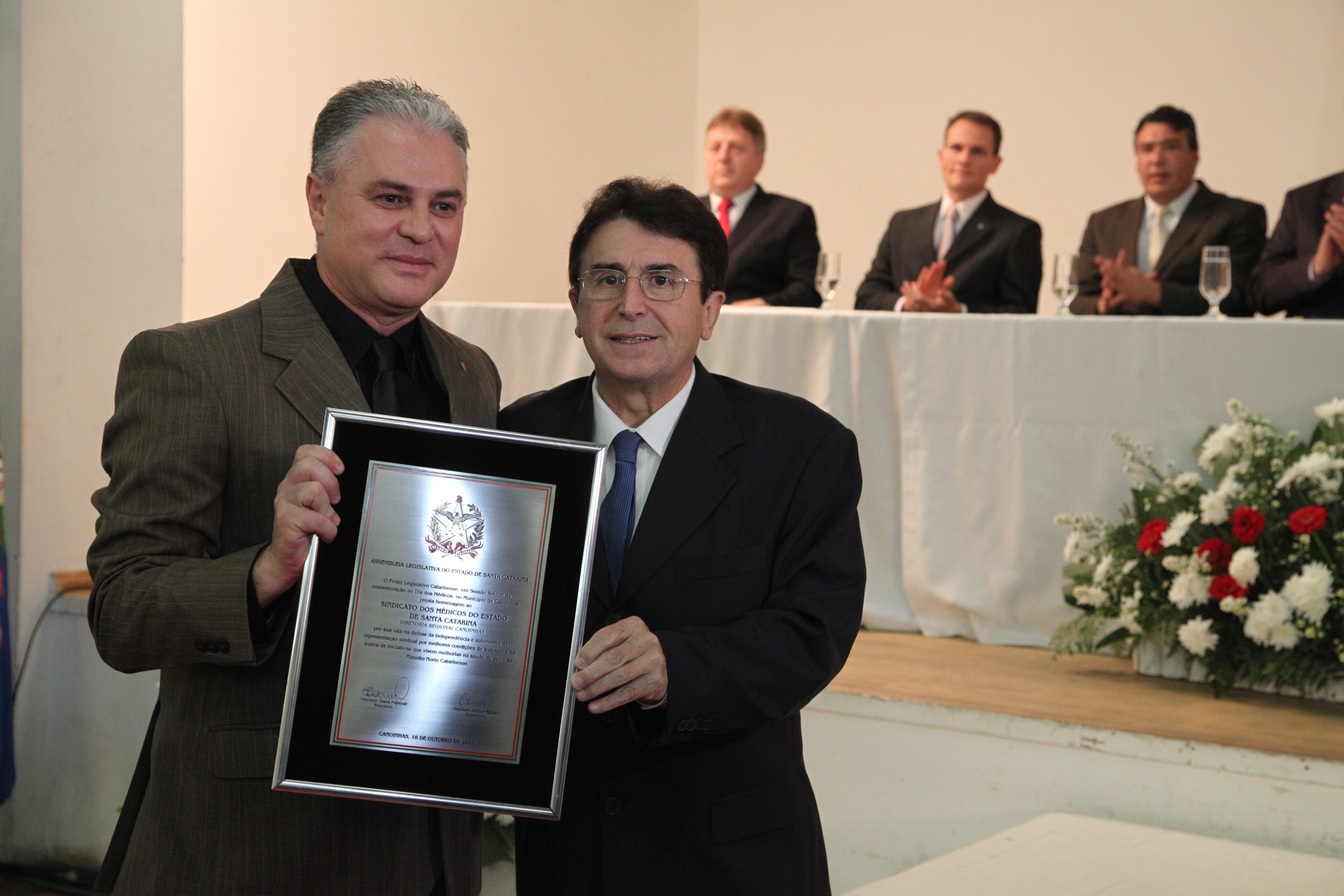 Sessão Solena em Homenagem ao Dia do Médico em Canoinhas