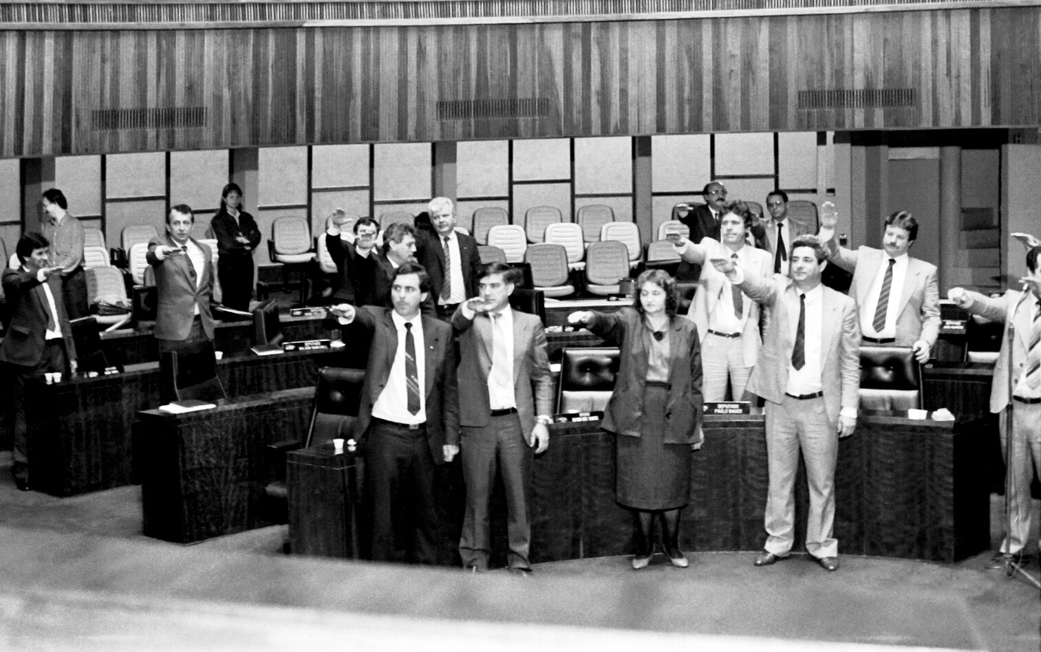 Assembleia presta homenagem aos deputados constituintes de 1989