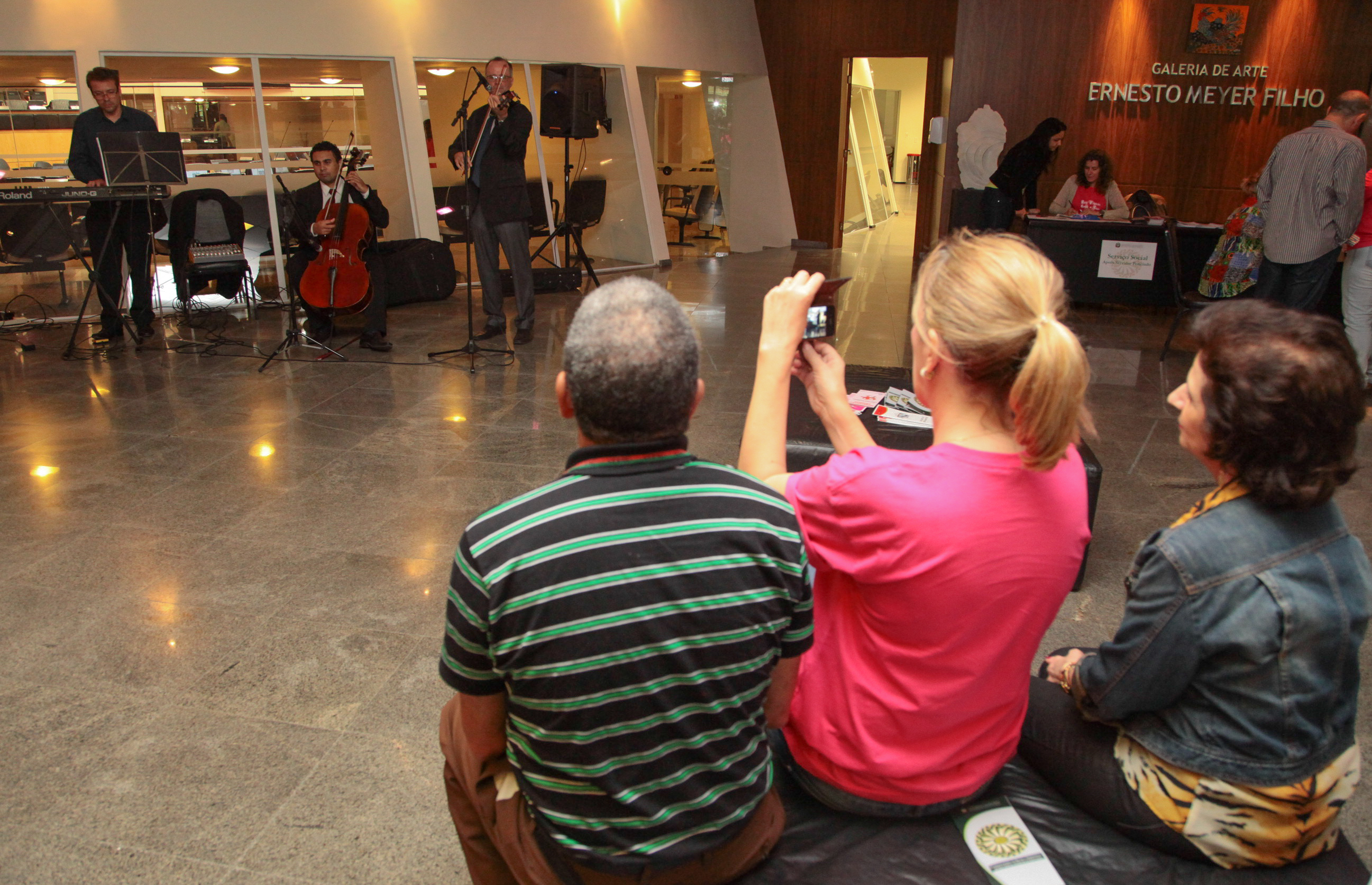 Apresentação Camerata - Hall da Alesc. Foto: Miriam Zomer/Agência AL