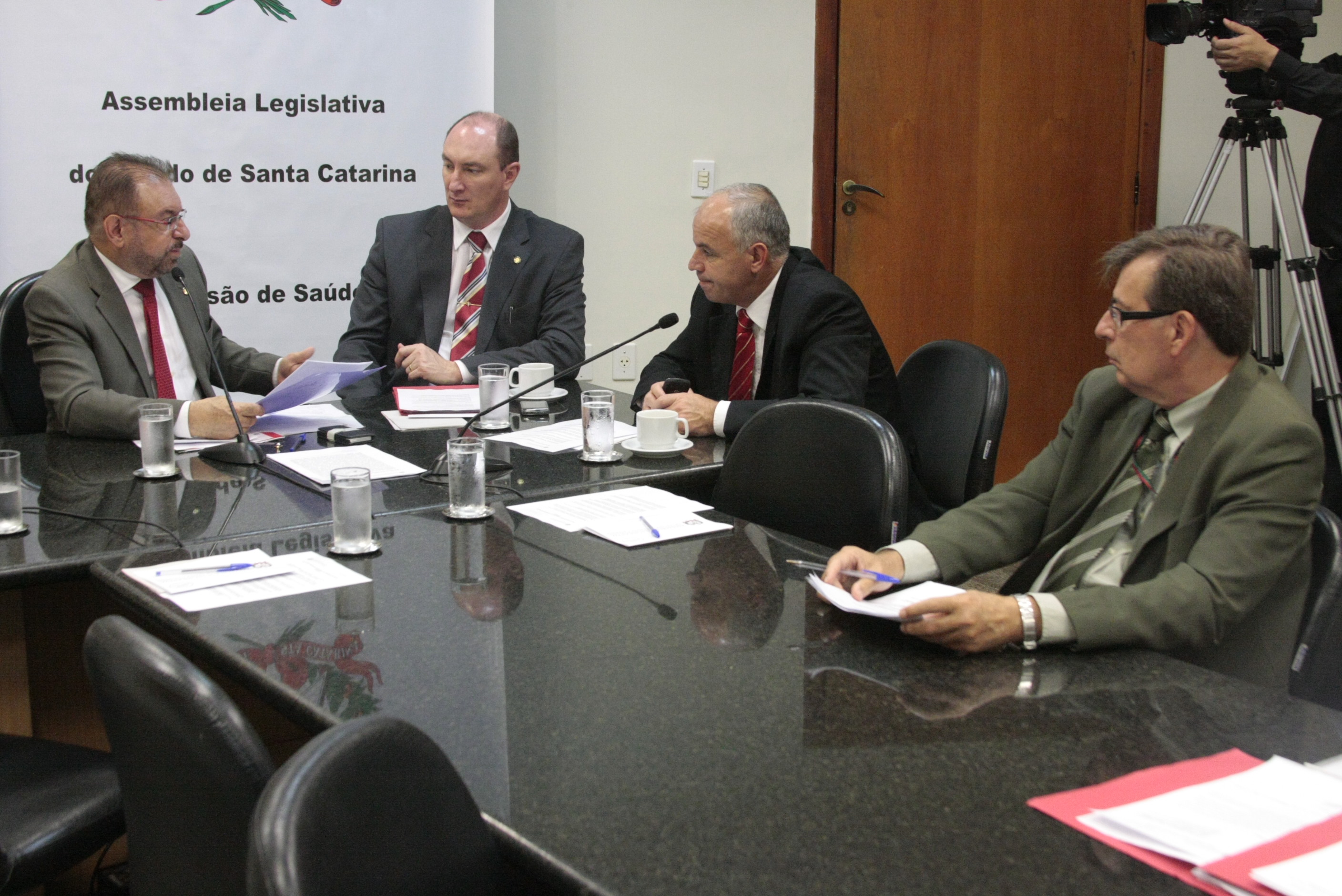 Reunião da Comissão de Saúde. Foto: Fábio Queiroz / Agência AL